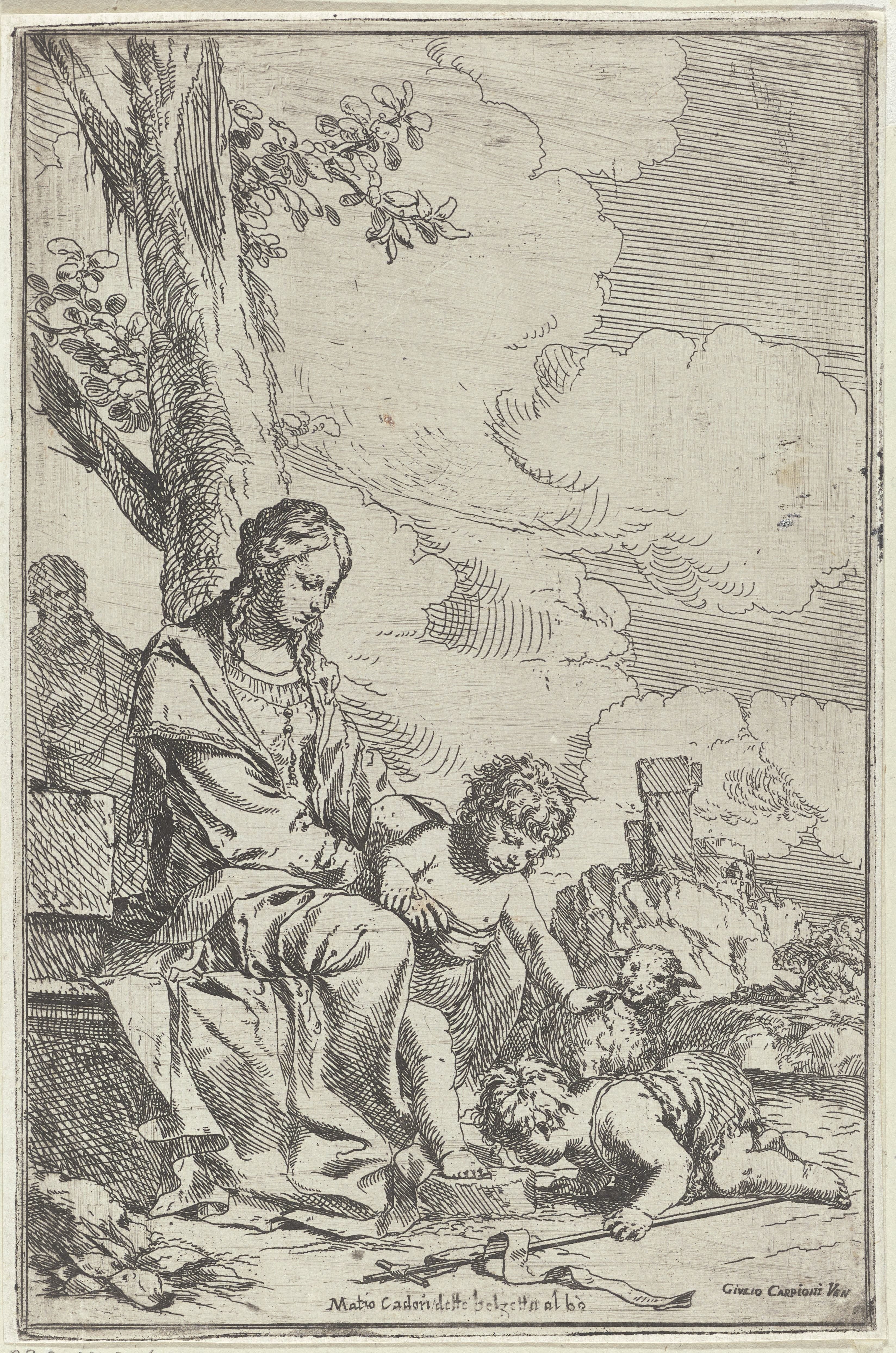 Heilige Familie met de jonge Johannes de Doper