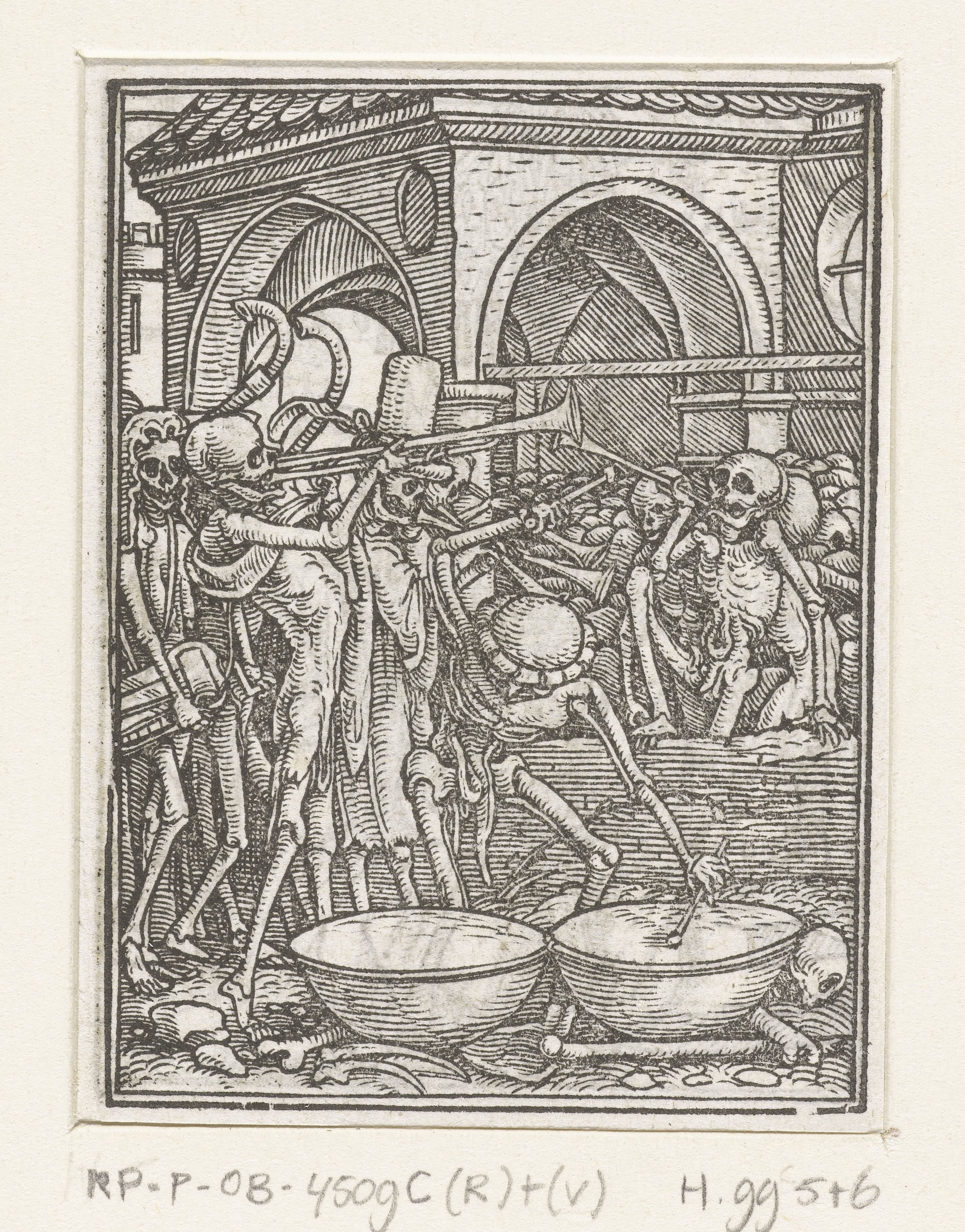 Musicerende skeletten uit Dodendans