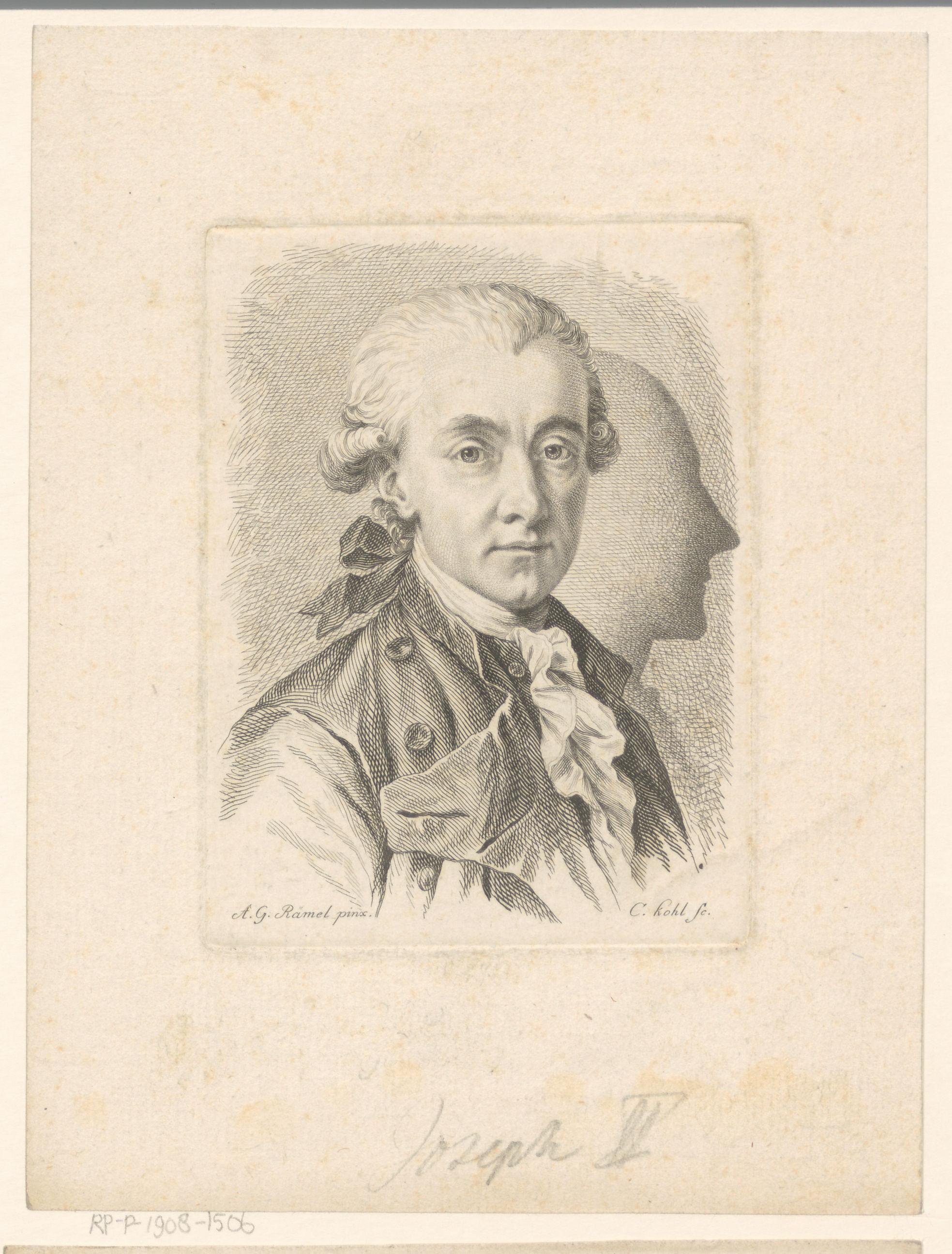 Portret van keizer Jozef II
