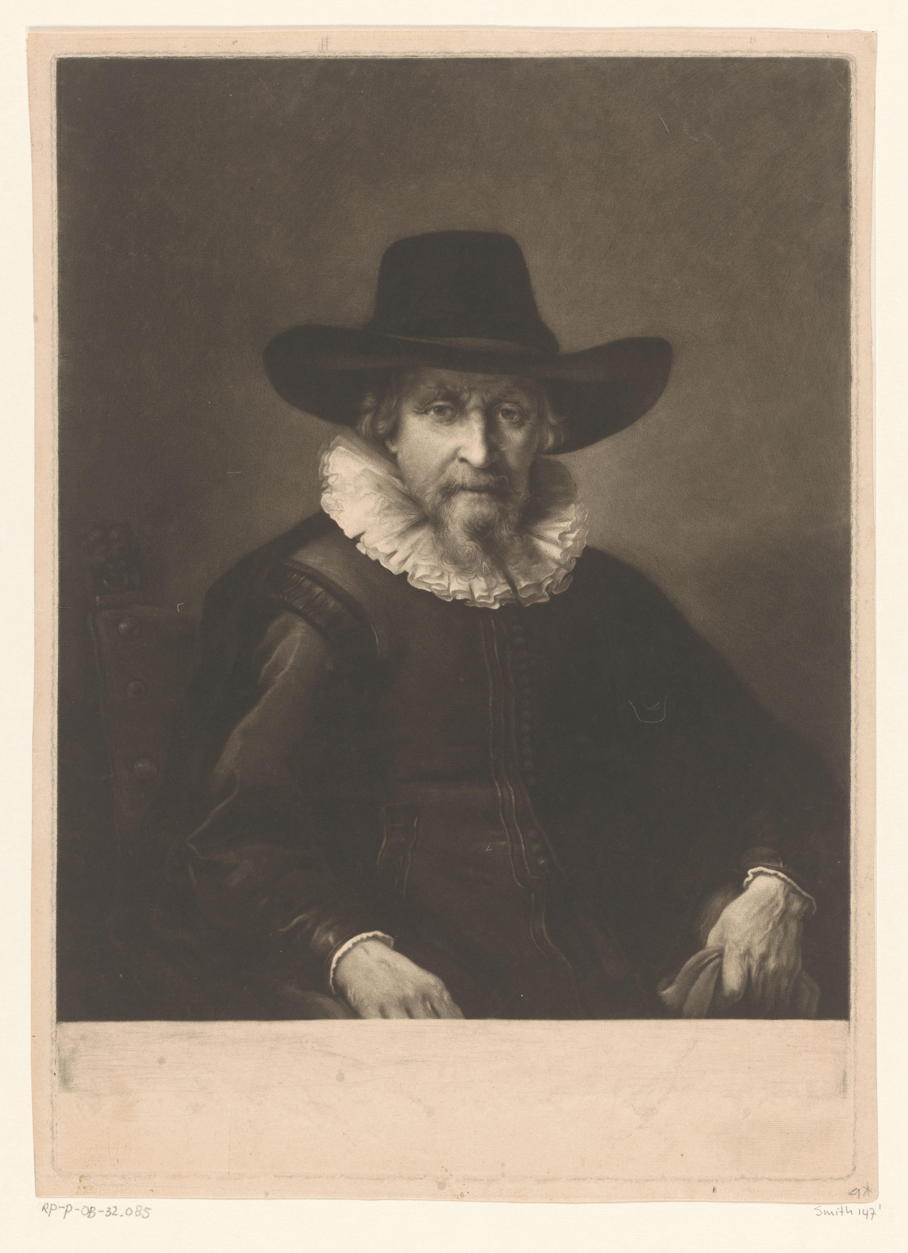Portret van een burgemeester