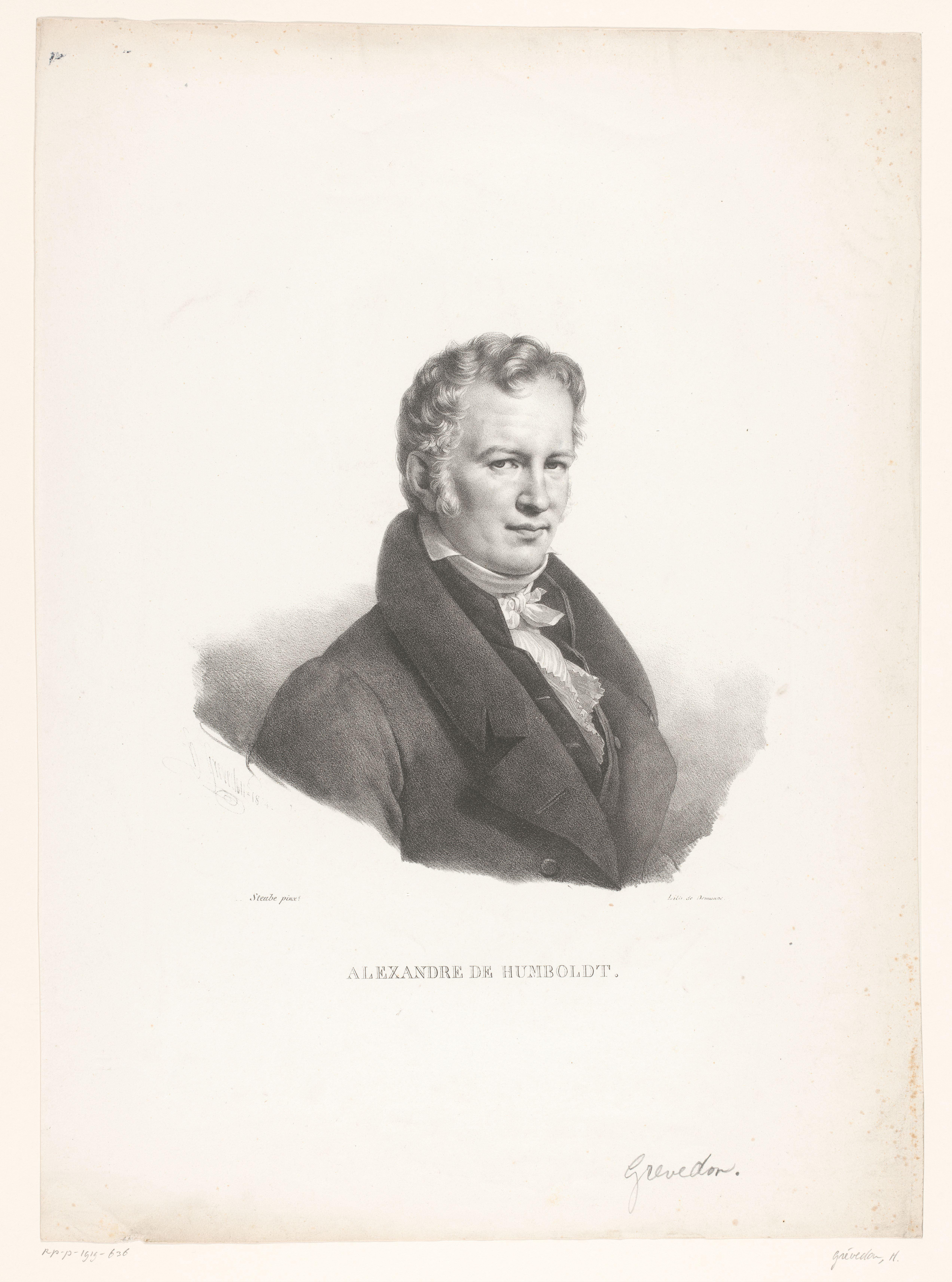 Portret van Alexander von Humboldt