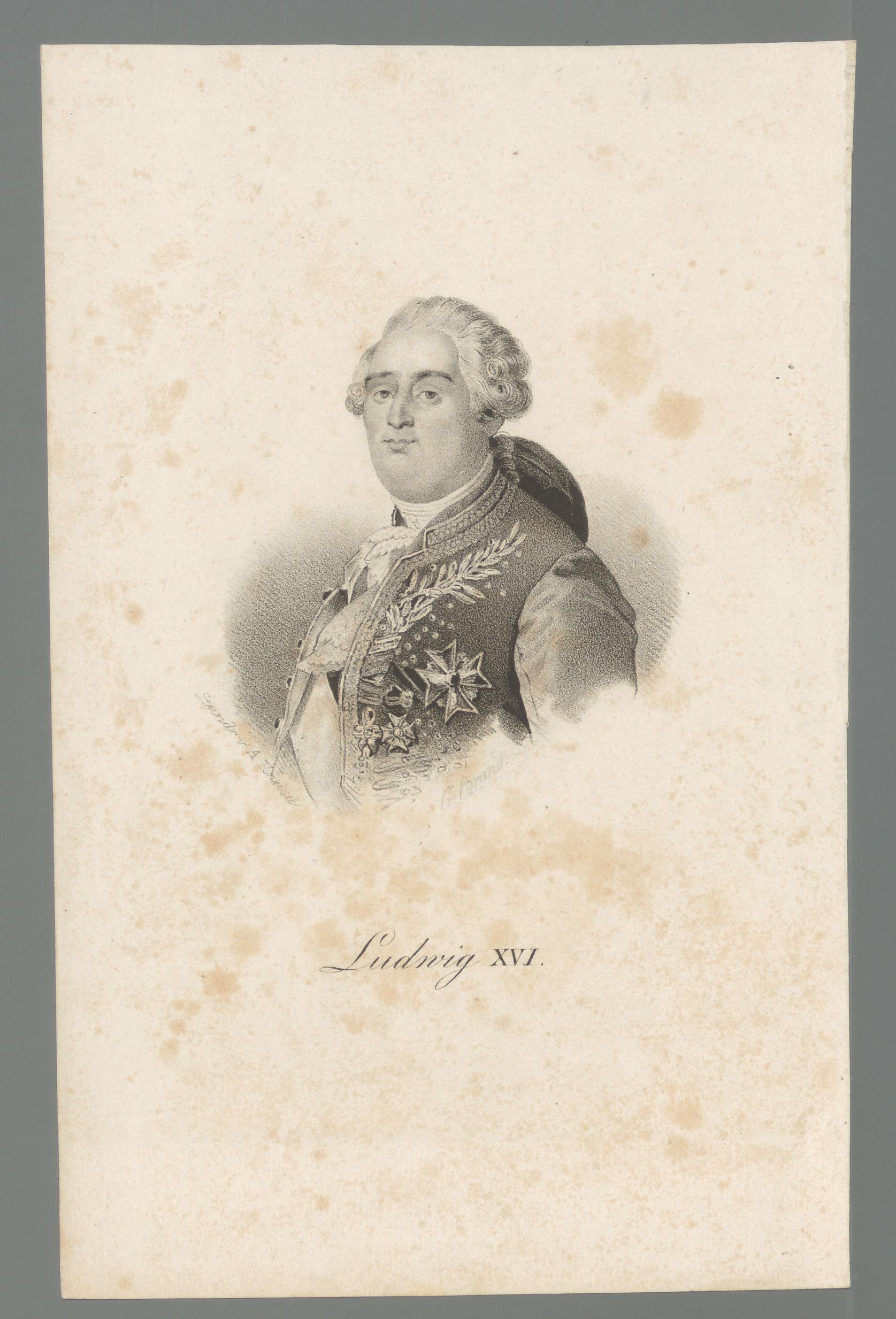 Portret van Lodewijk XVI