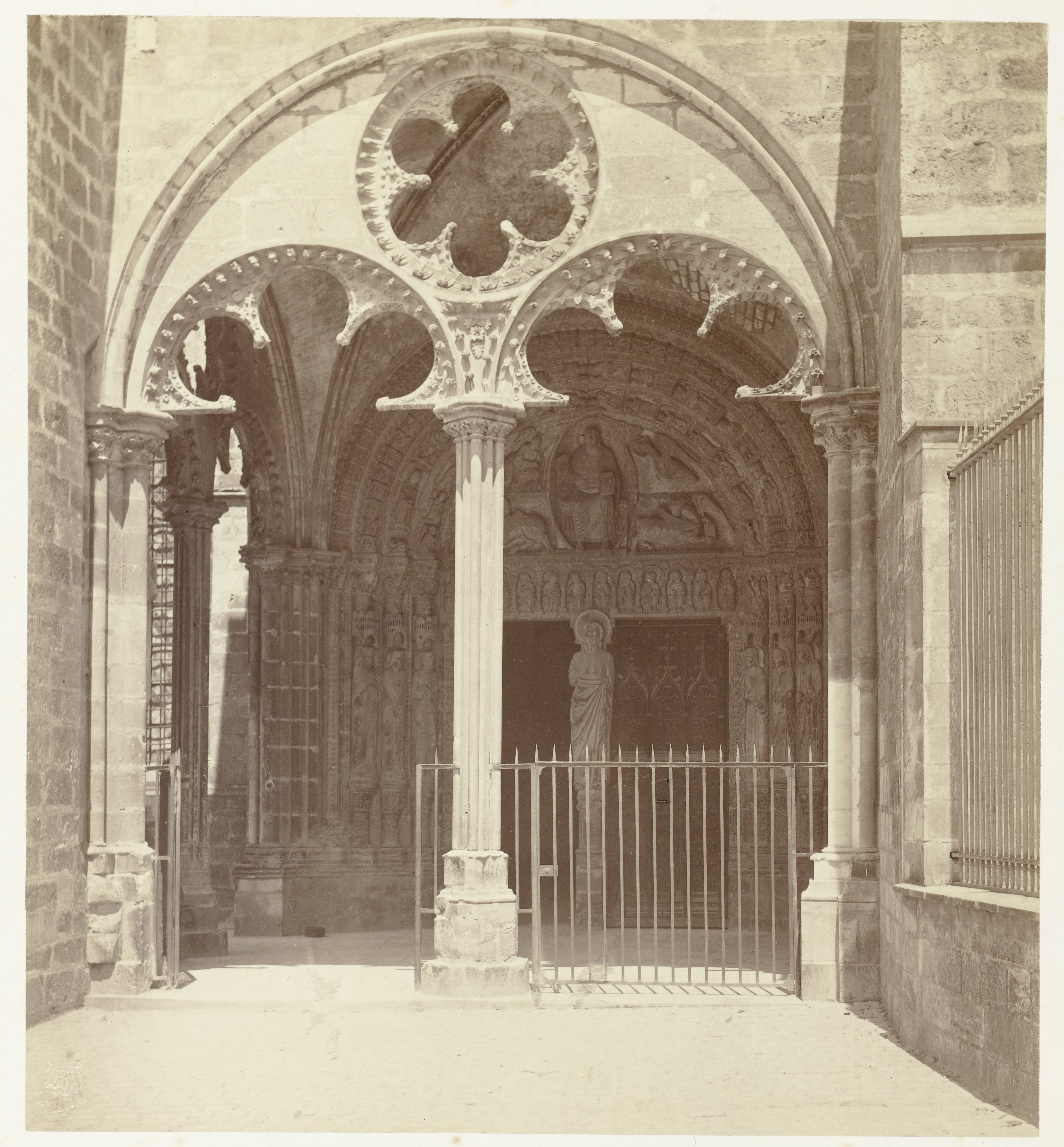 Zuidportaal van de kathedraal Saint-Étienne de Bourges