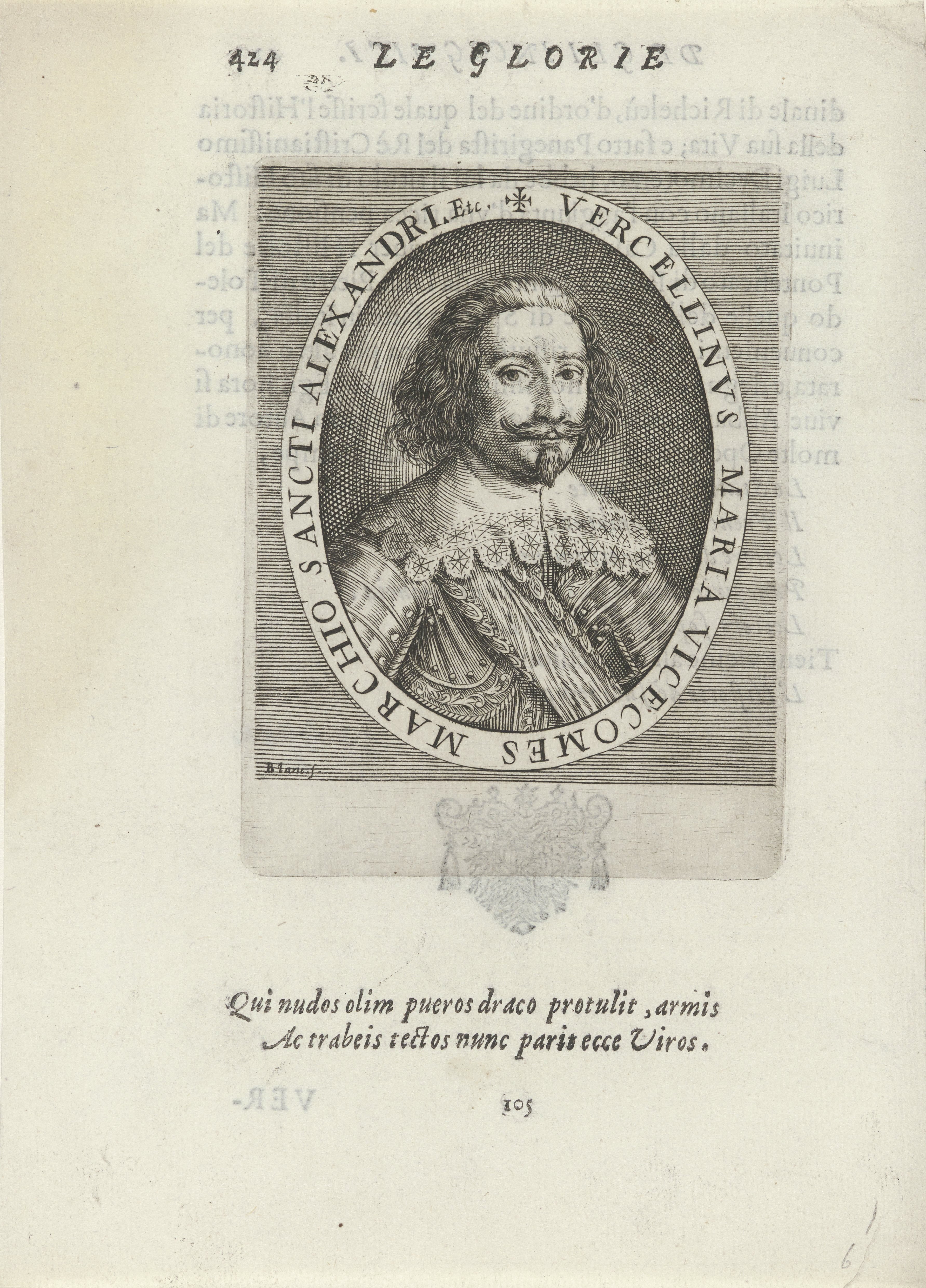 Portret van Vercellinus Maria