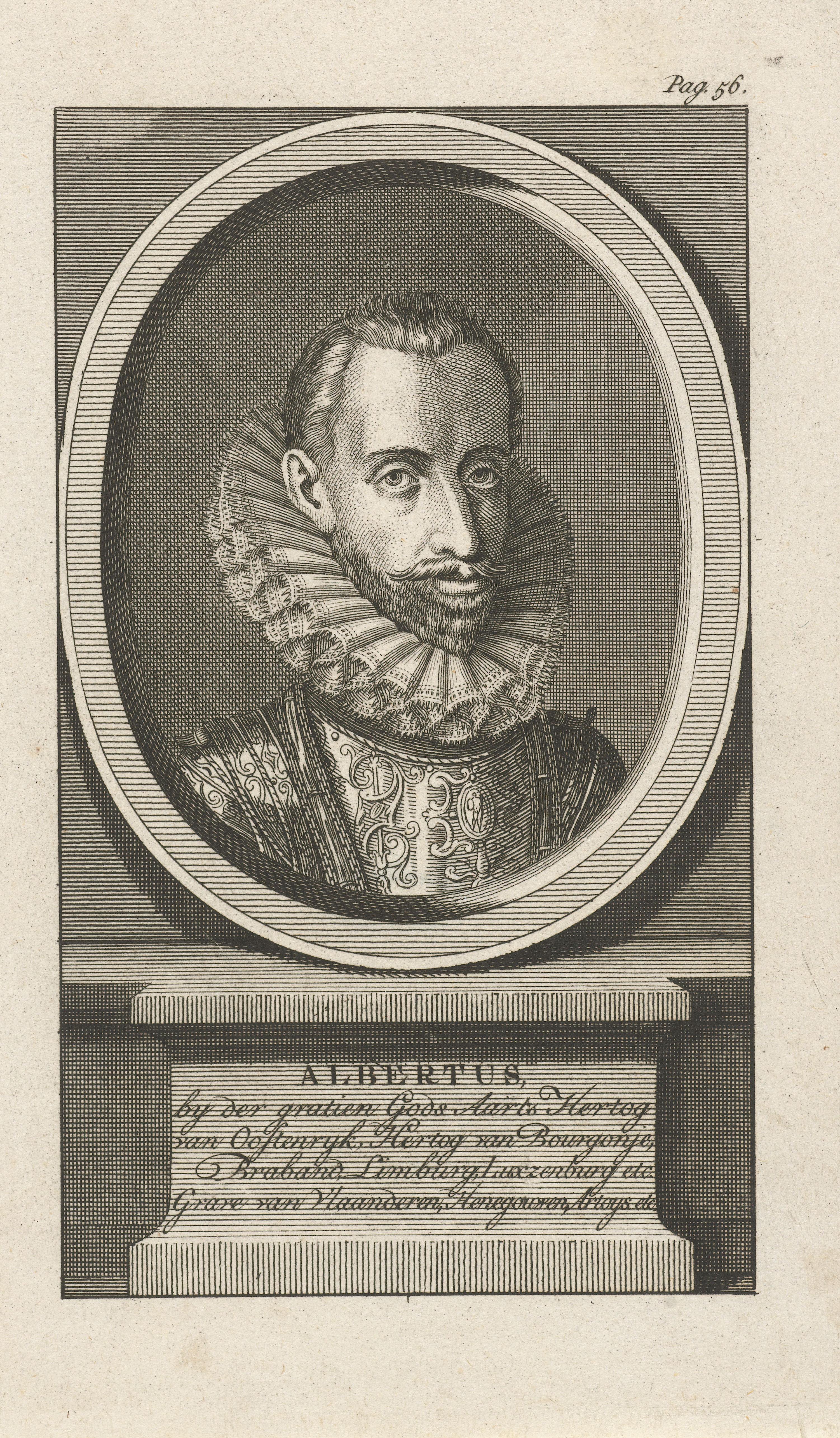 Portret van Albrecht, aartshertog van Oostenrijk