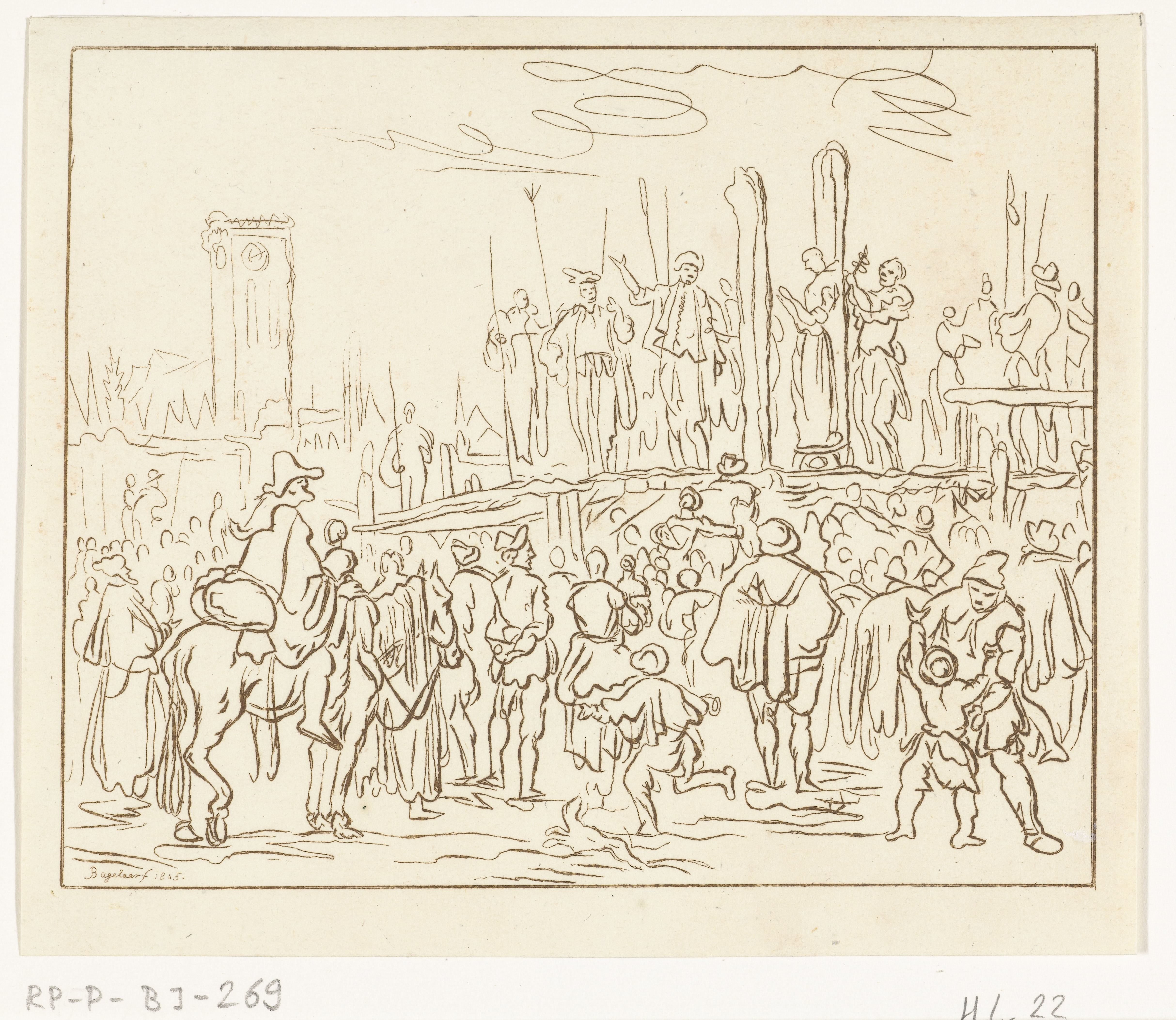 Jan Woutersz van Kuyk en Adriaanken Jans te Dordrecht verbrand, 1572