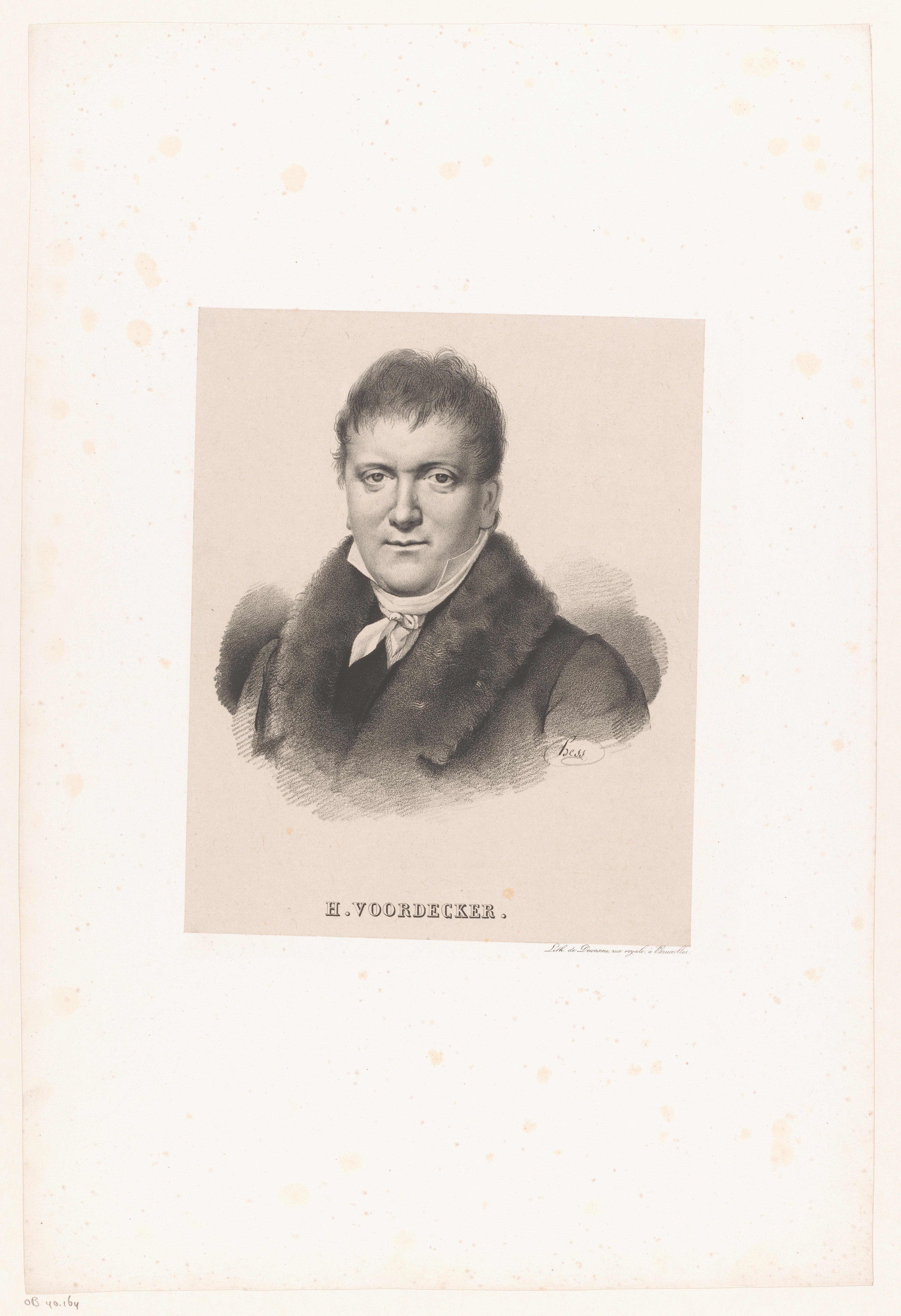 Portret van Henri Voordecker