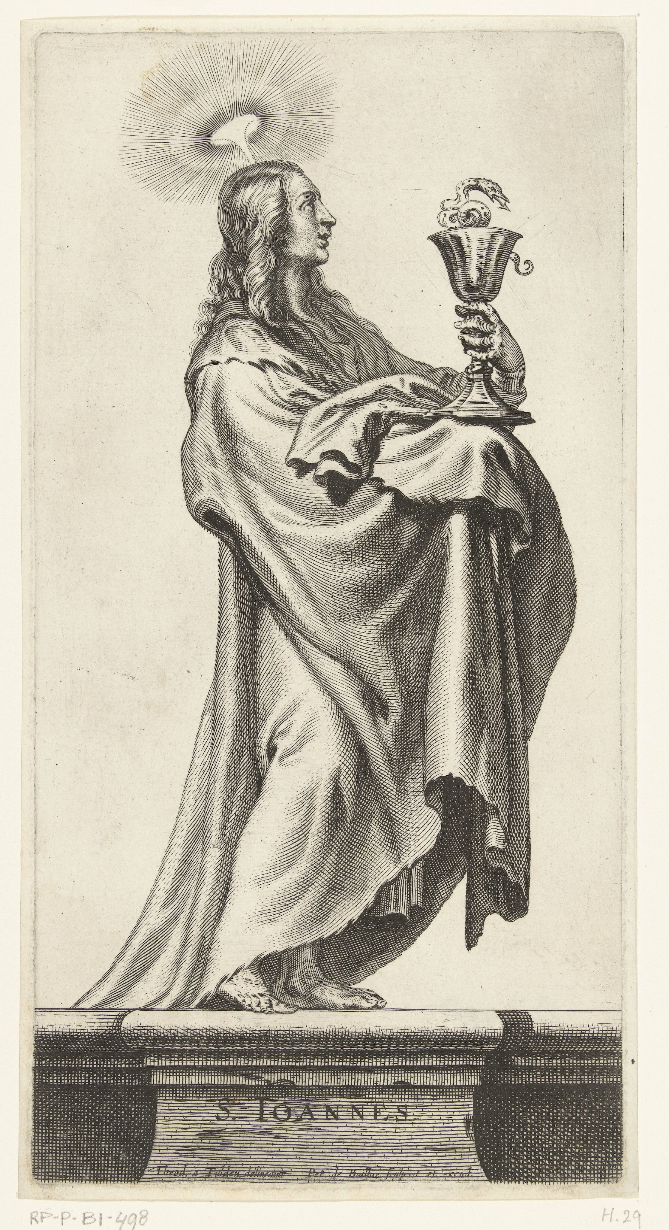 Apostel Johannes met miskelk en slang