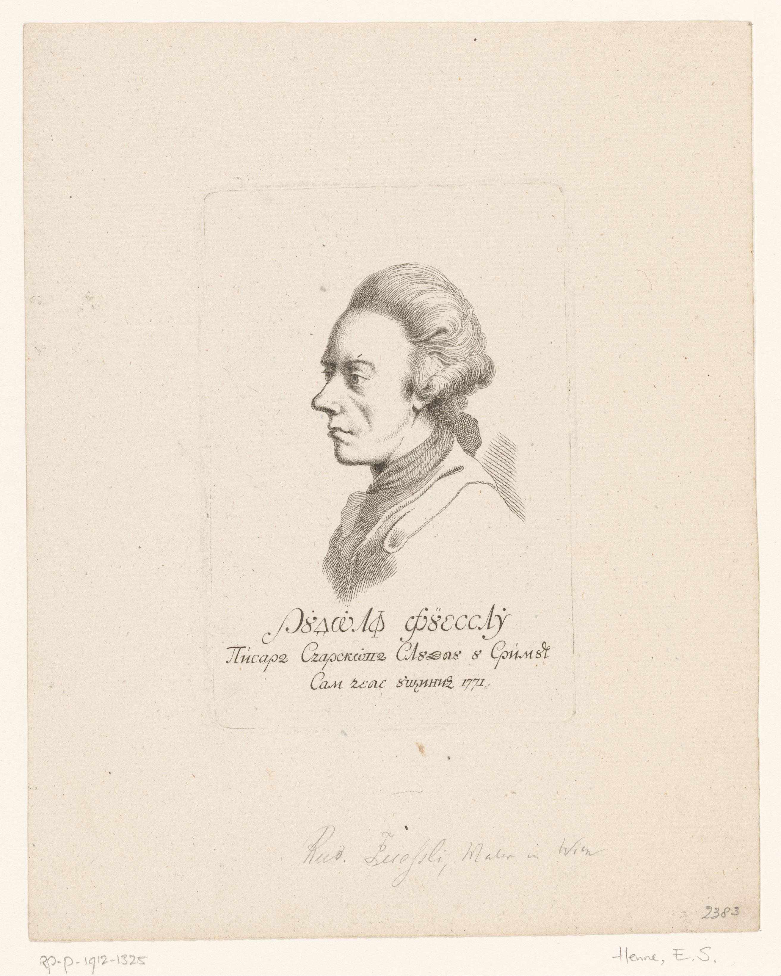 Portret van Christian Garve