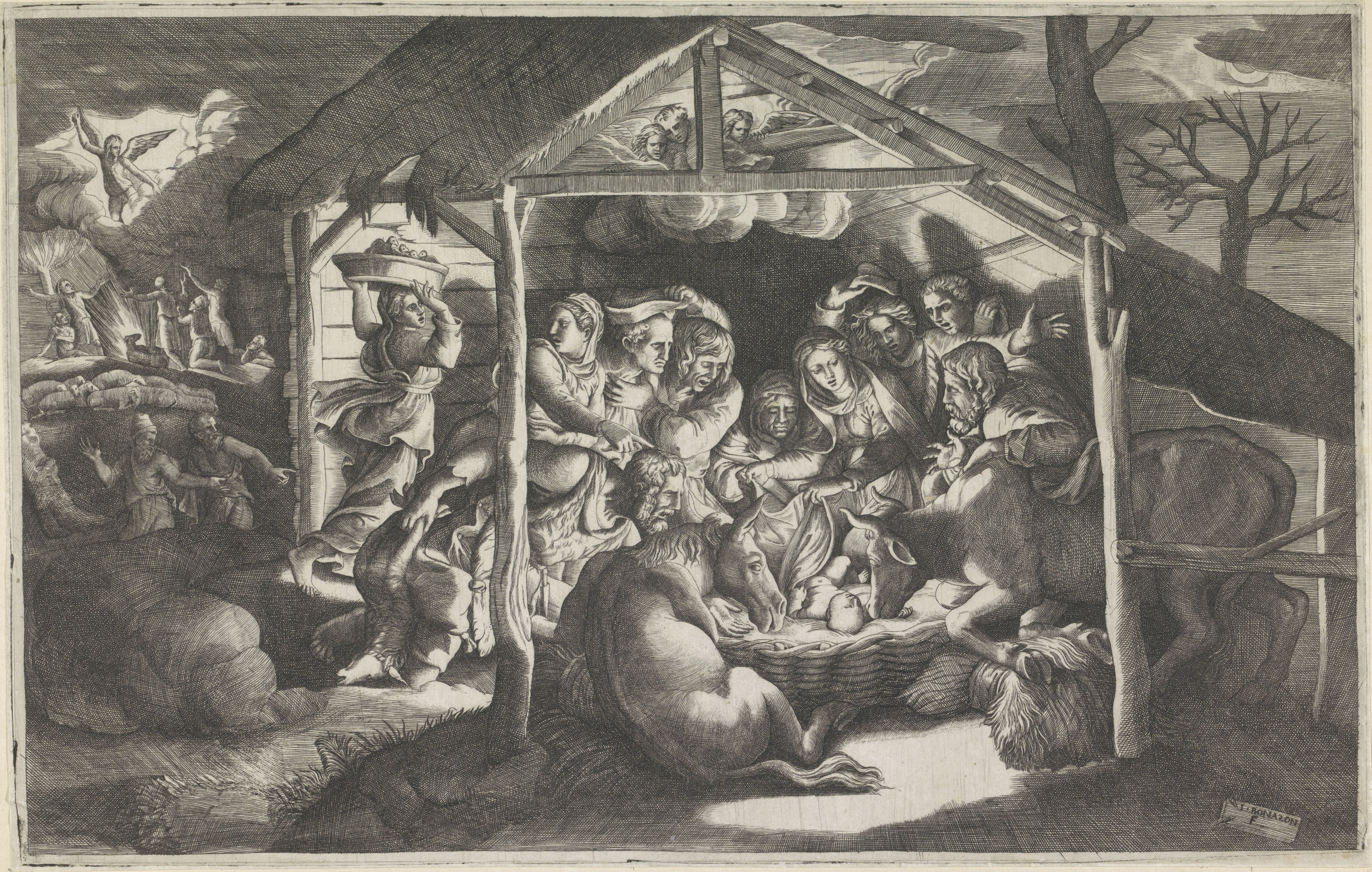 Aanbidding door de herders