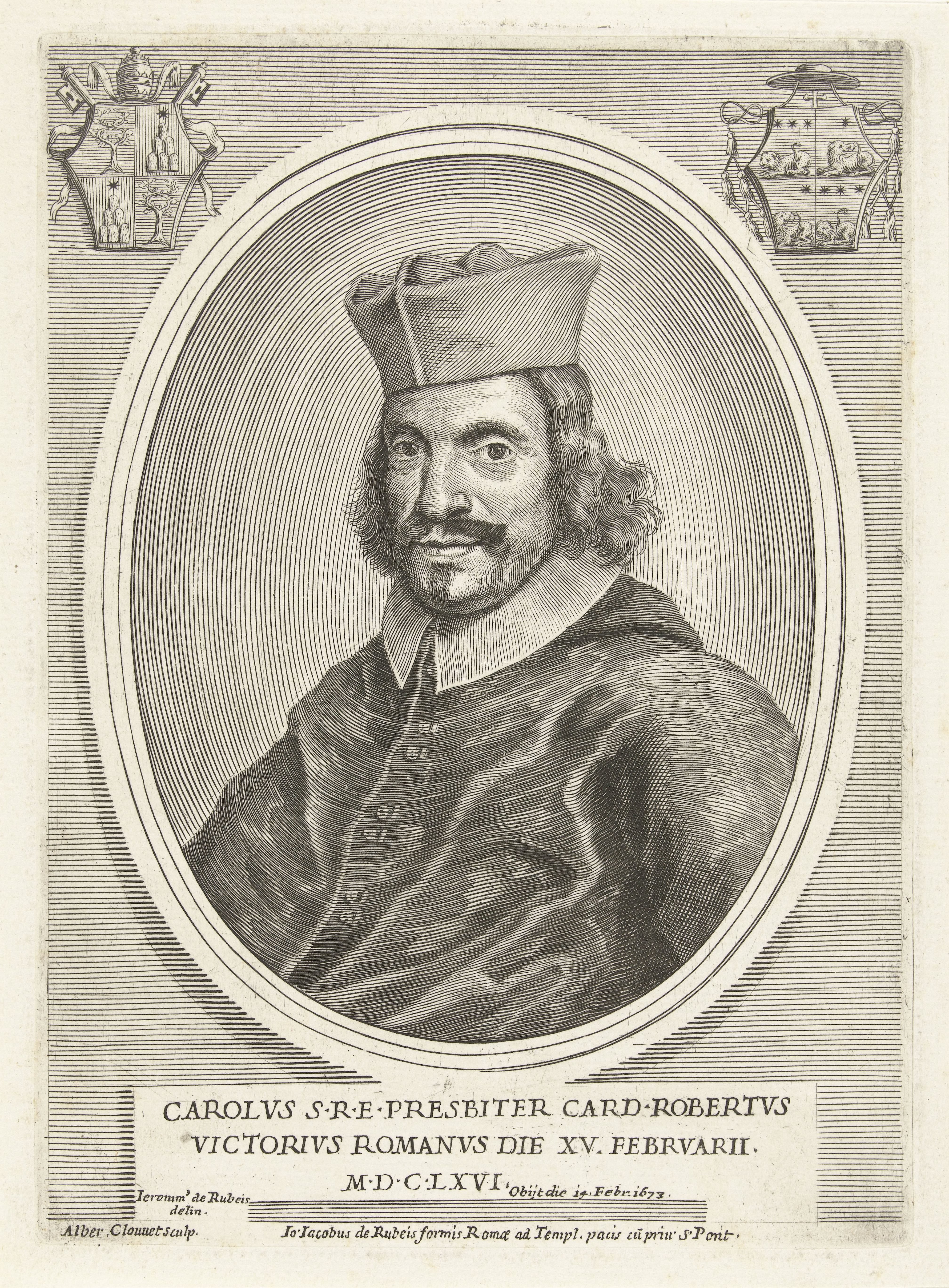 Portret van kardinaal Carlo Roberti
