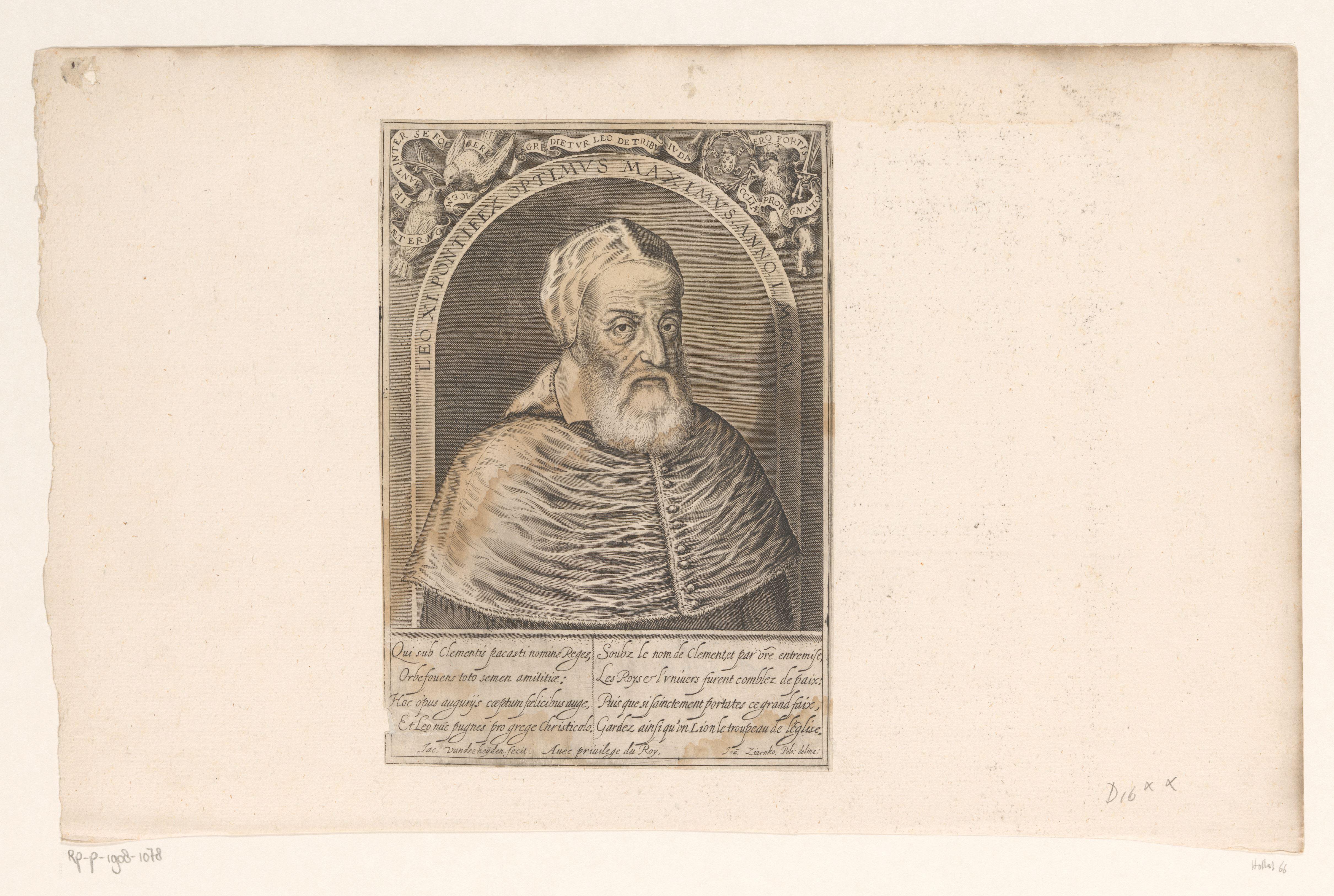 Portret van paus Leo XI