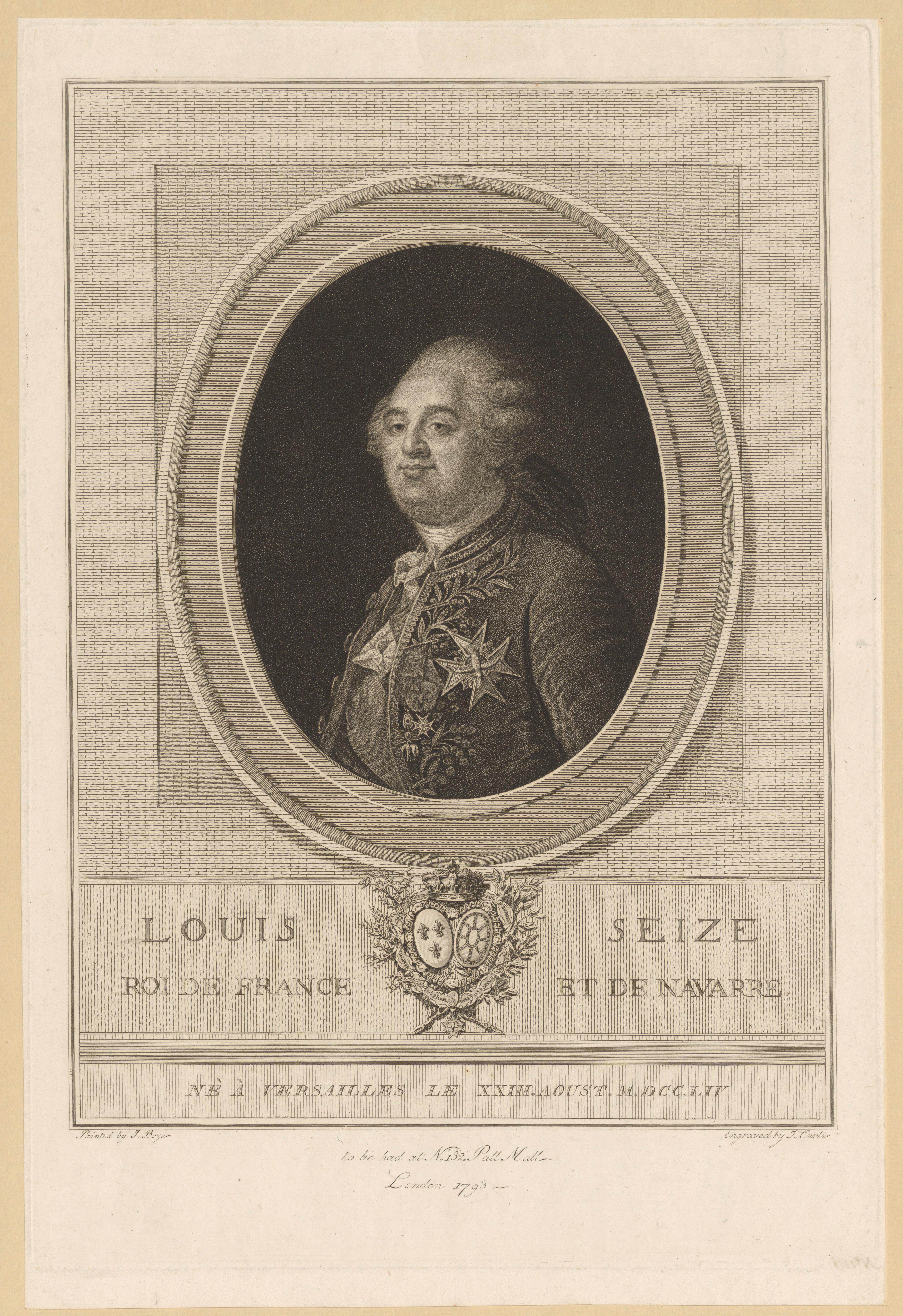 Portret van Lodewijk XVI van Frankrijk