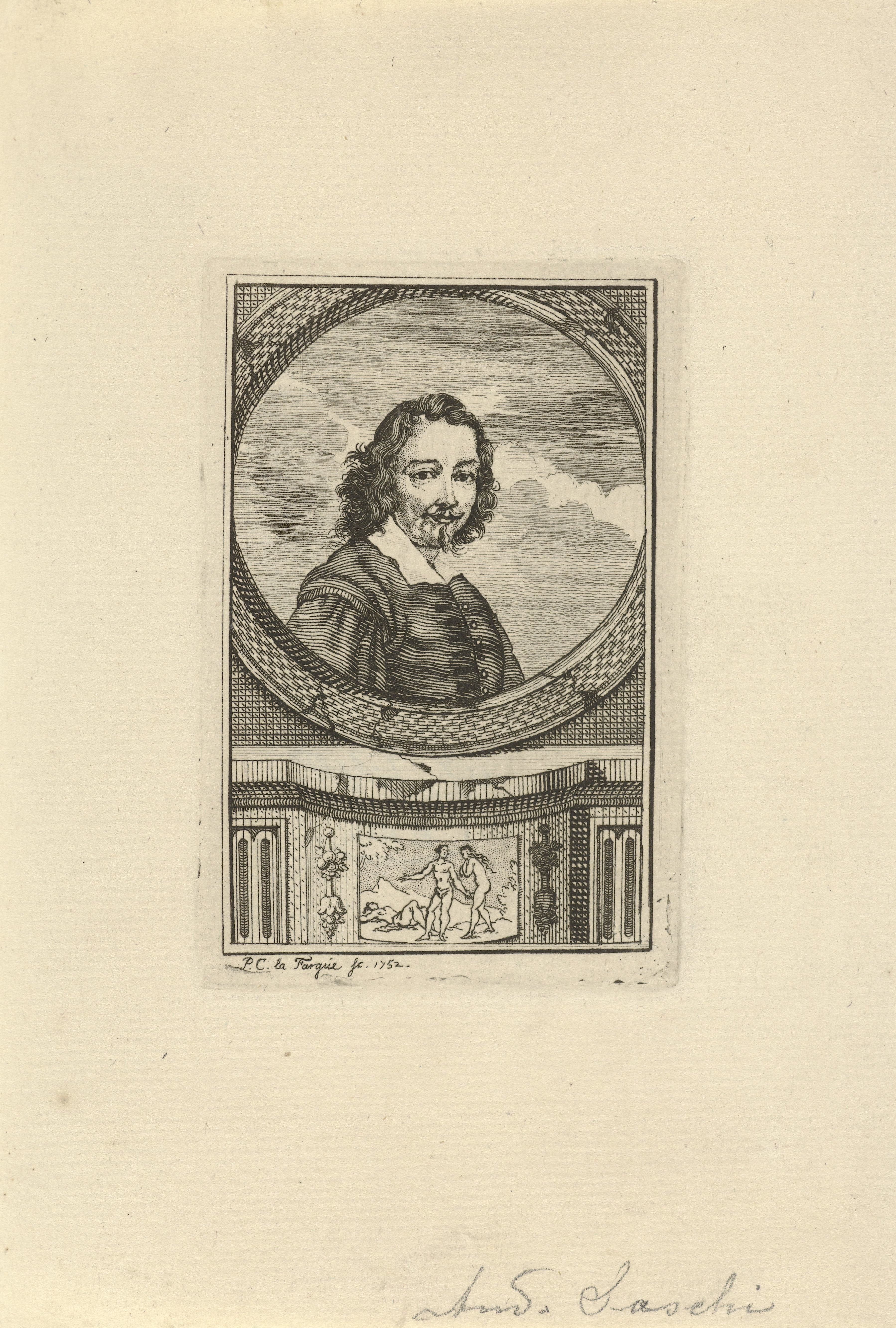 Portret van Andrea Sacchi