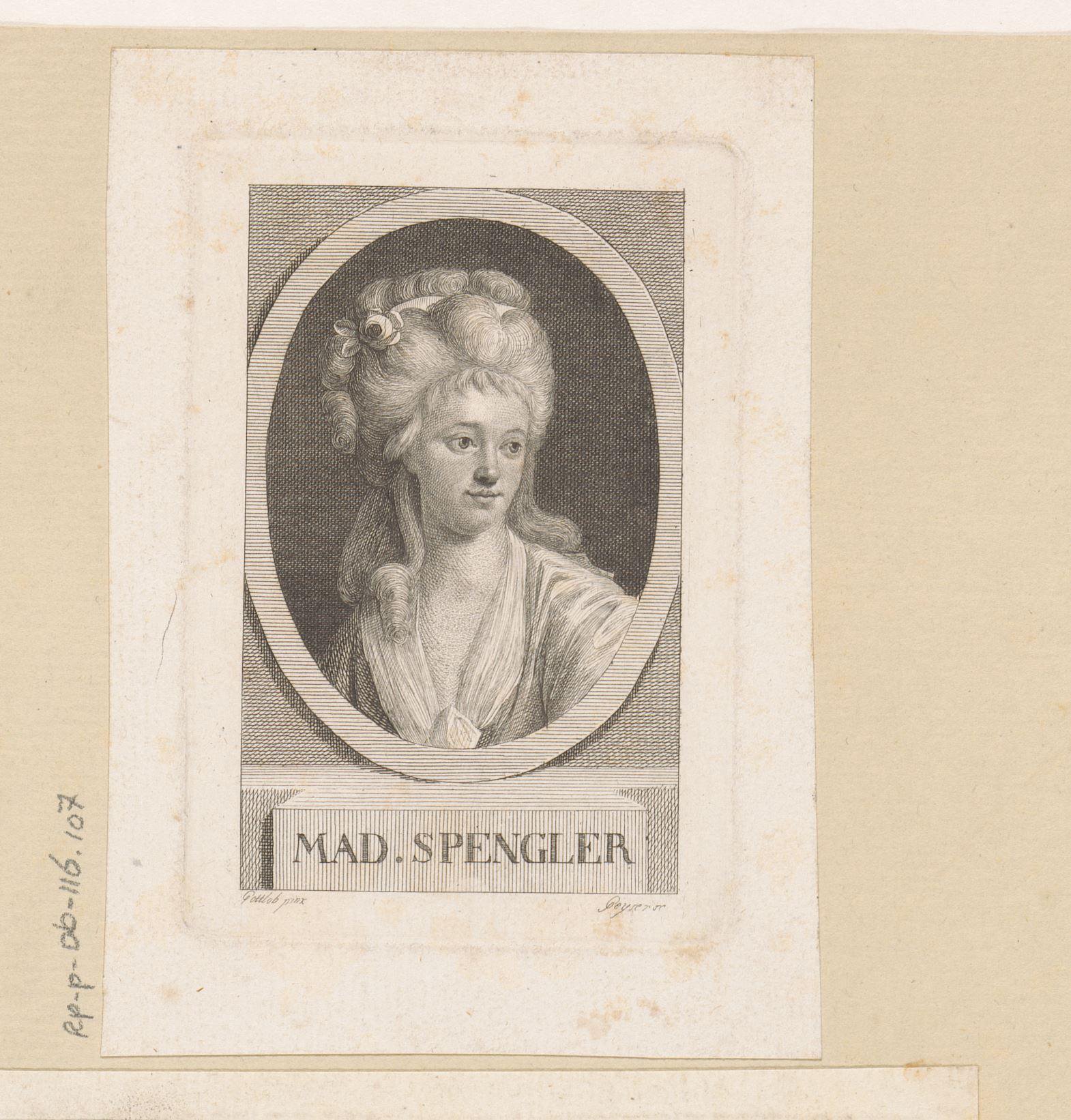 Portret van Auguste Spengler