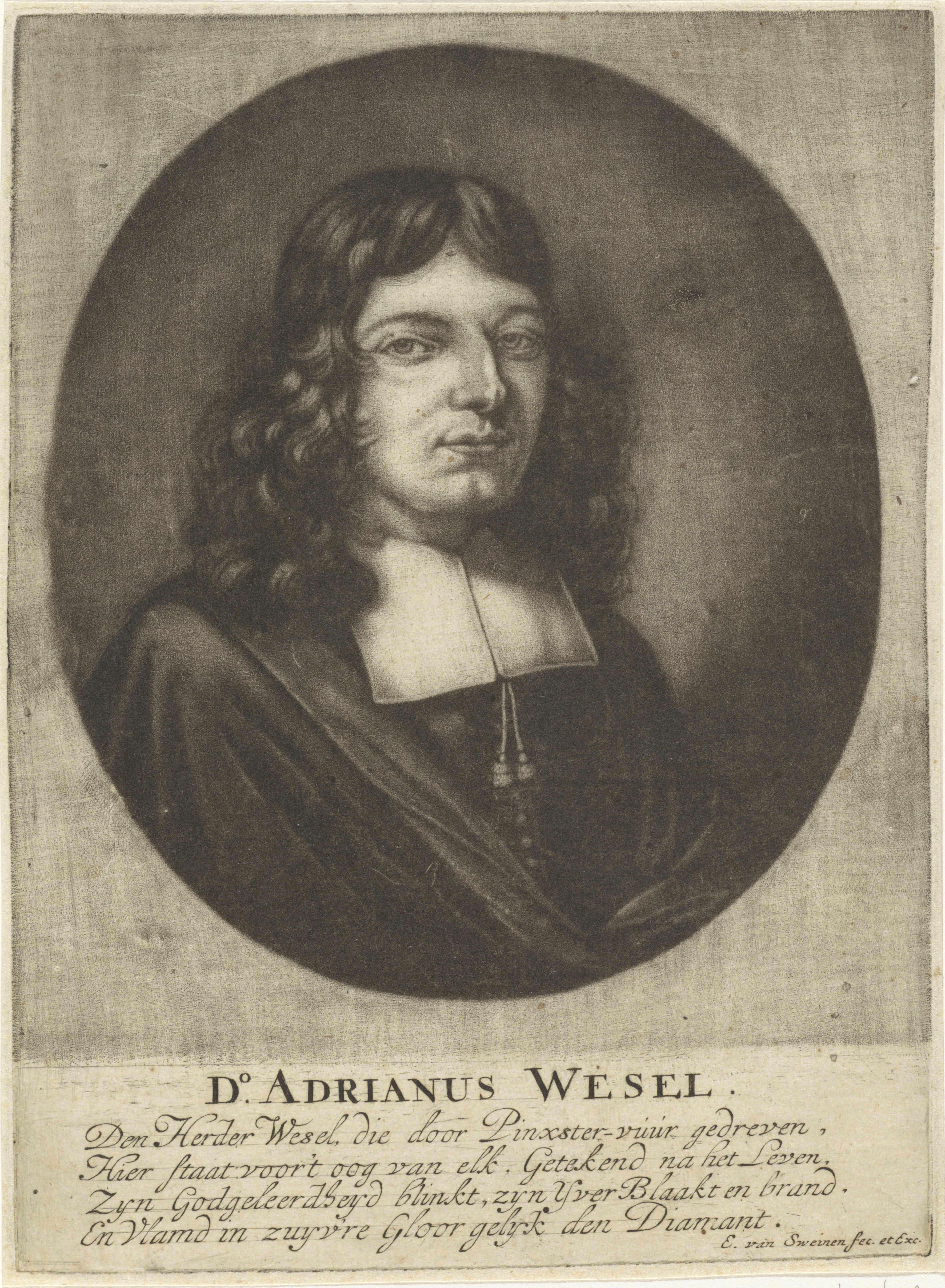 Portret van Adriaan Wesel