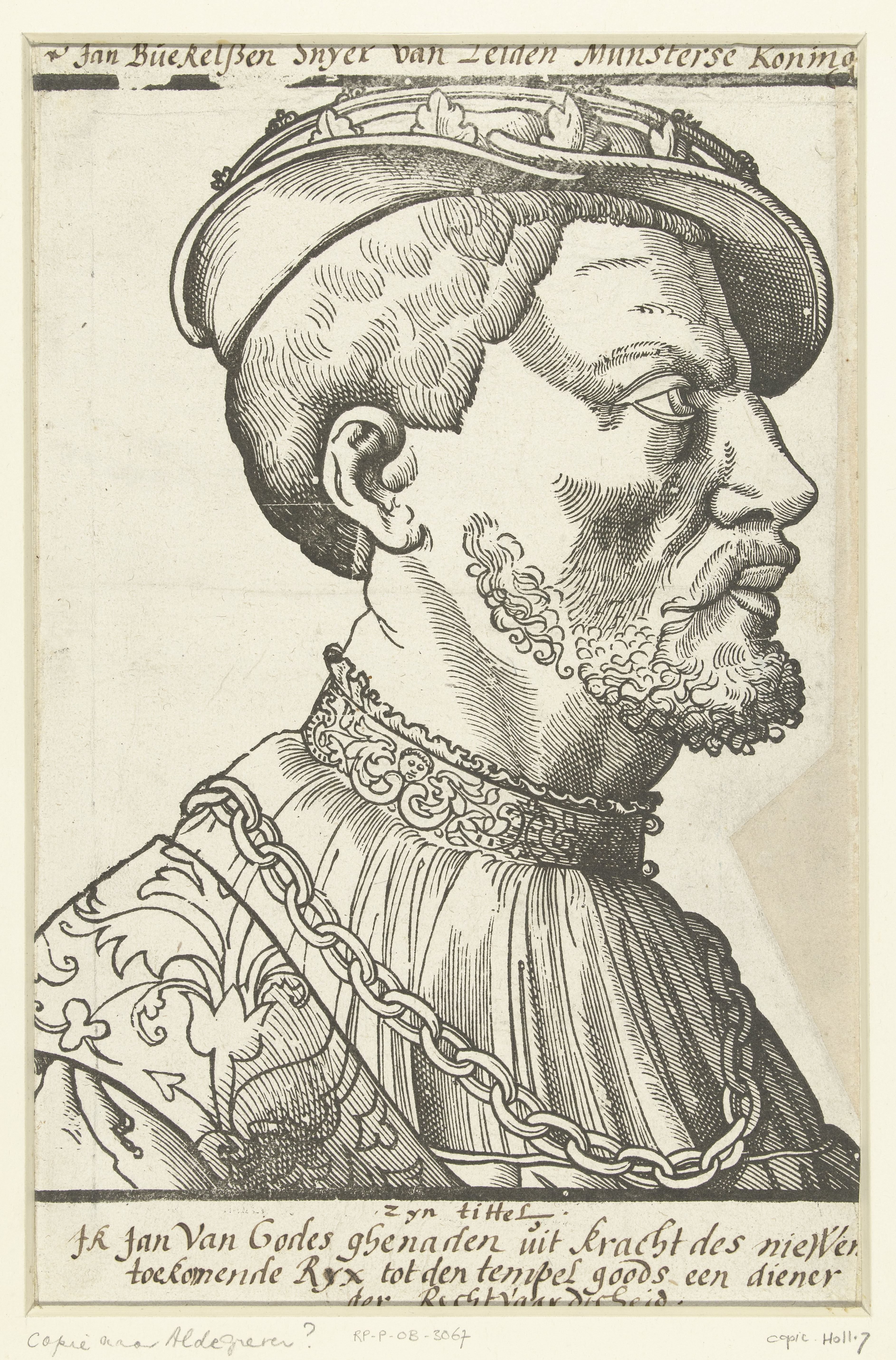 Portret van Jan van Leyden