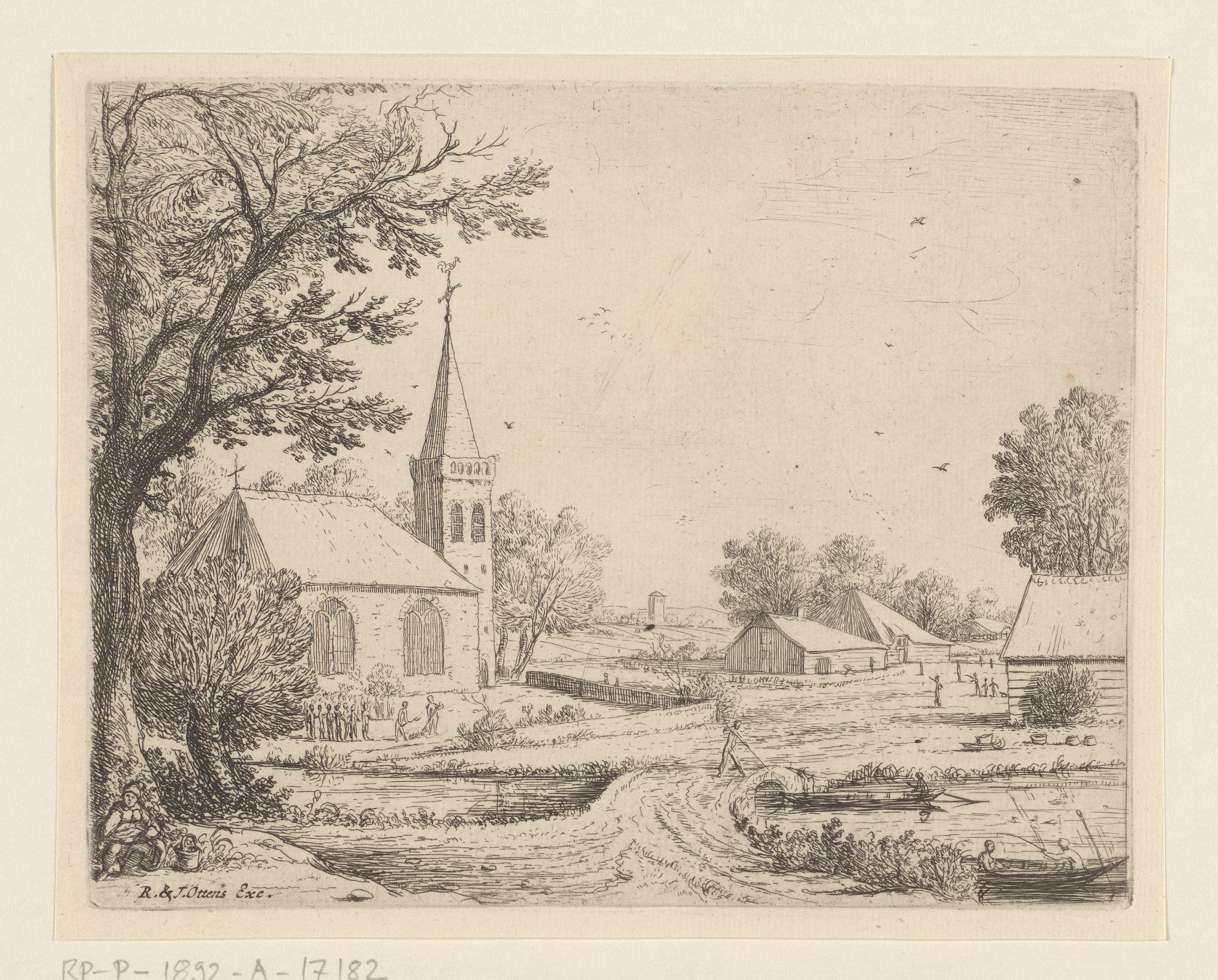 Grafdelvers voor een kerk