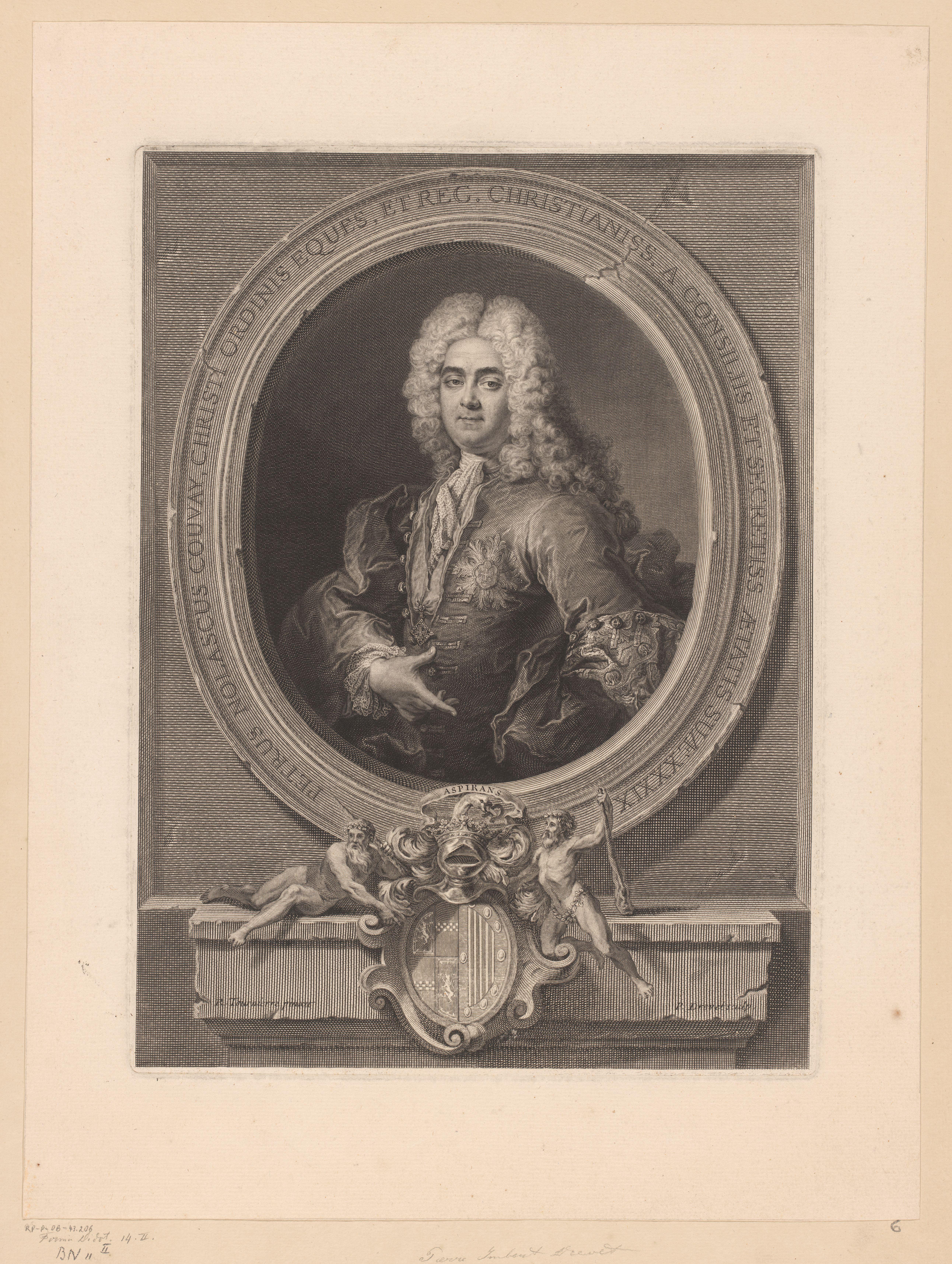 Portret van Pierre-Nolasque Couvay op 39-jarige leeftijd