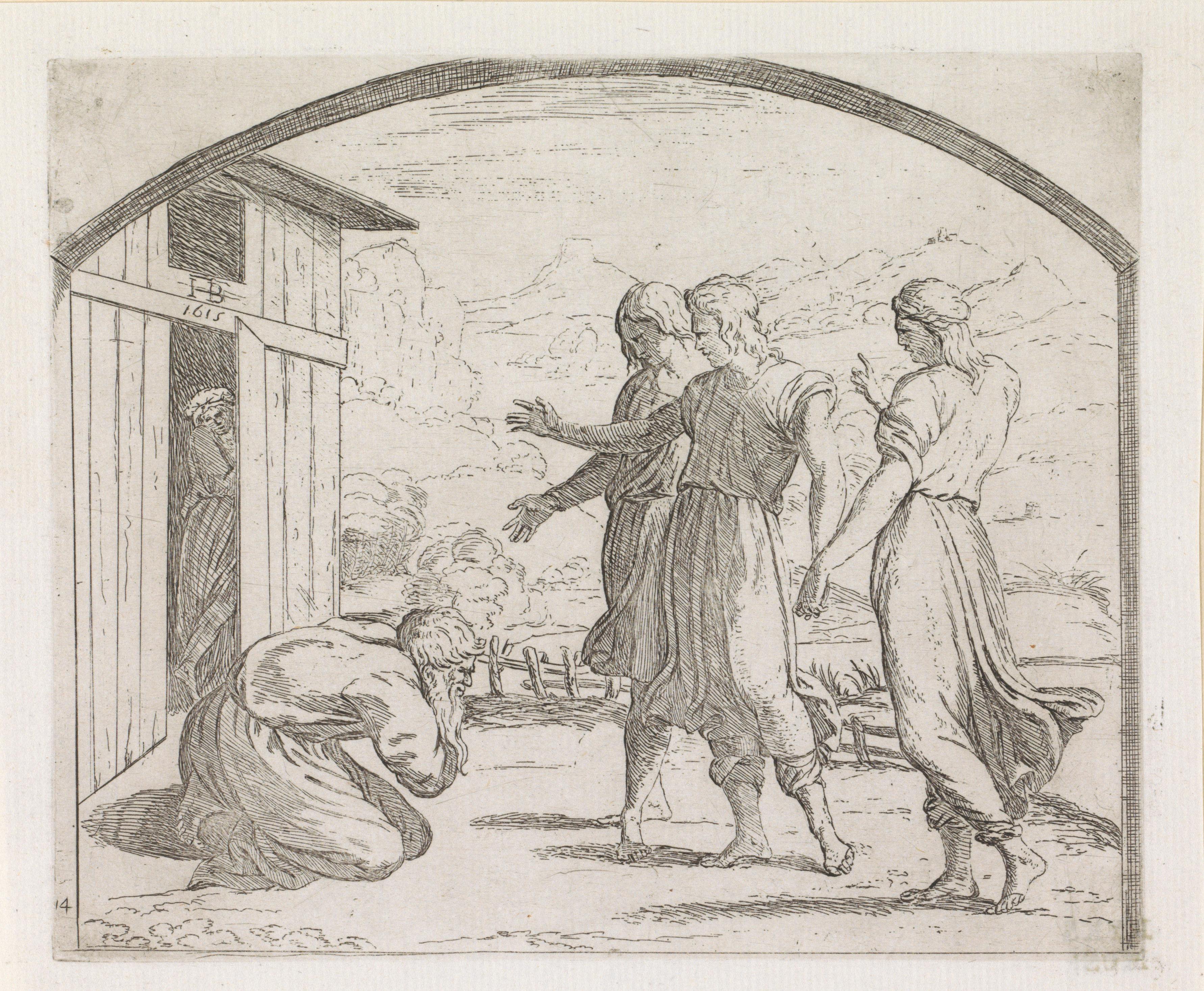 Abraham en de drie engelen