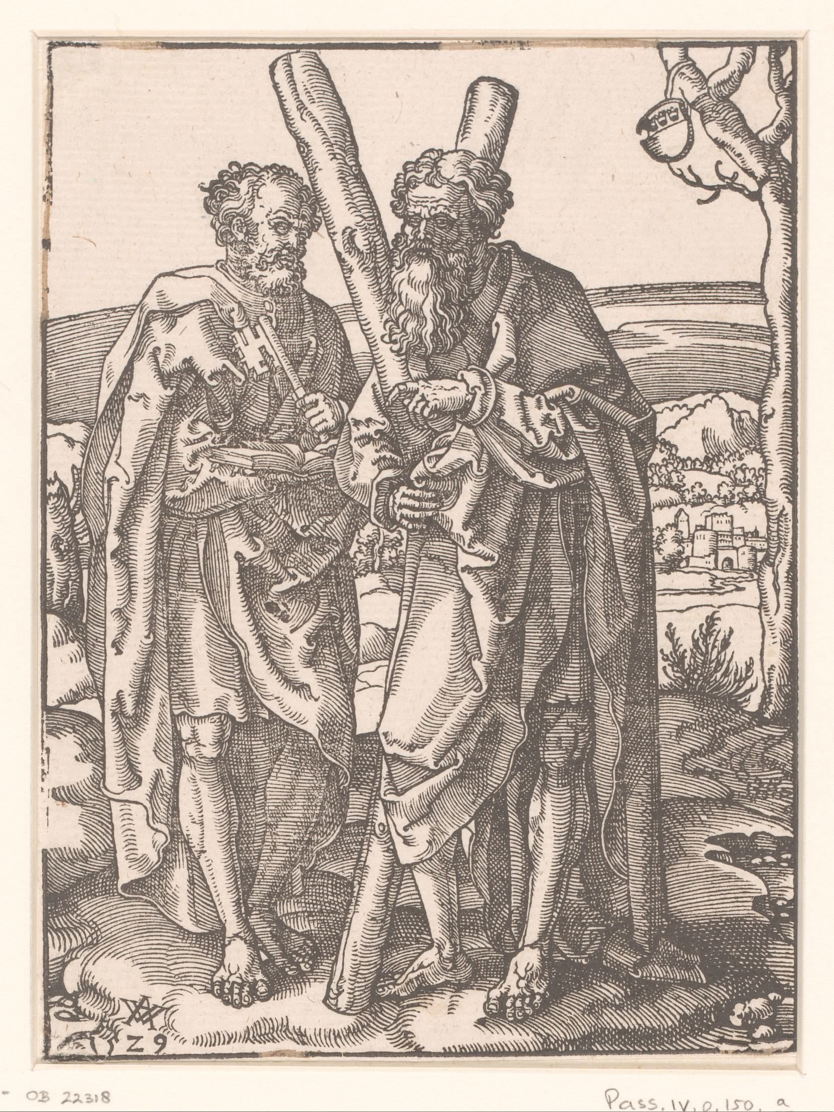 Apostelen Petrus en Andreas
