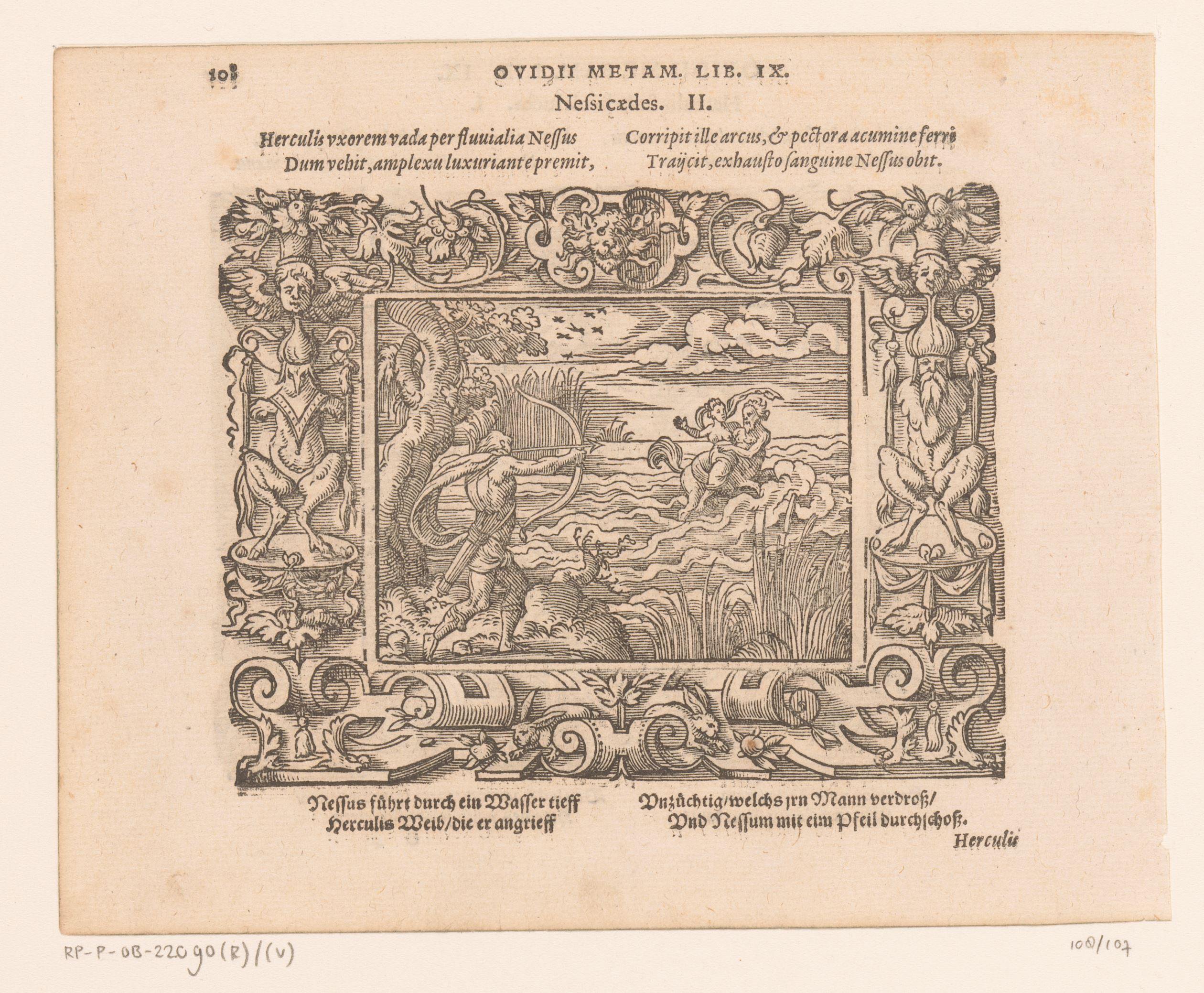 Hercules doodt de centaur Nessus
