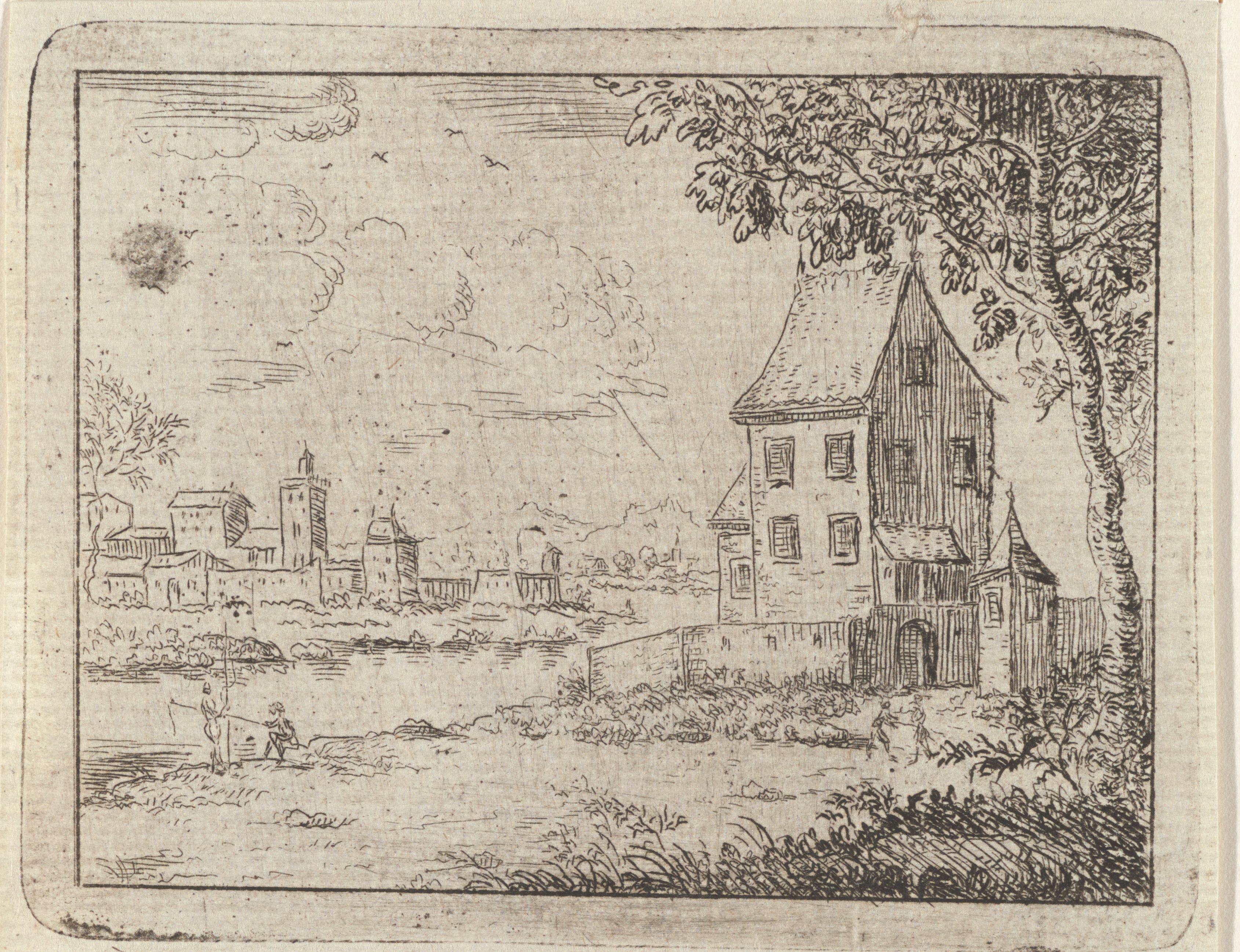 Huis bij een rivier