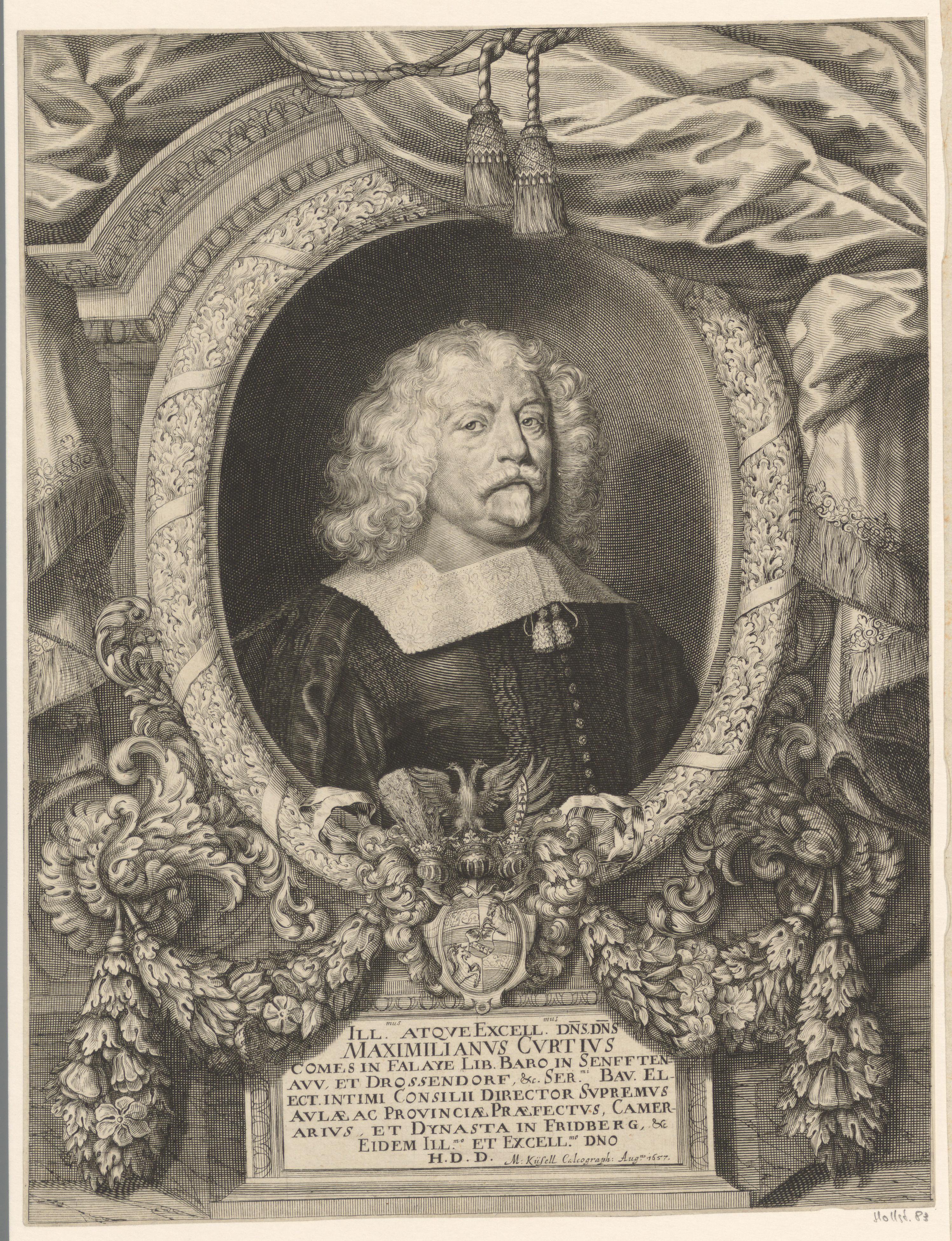 Portret van Maximilian Kurtz von Senftenau