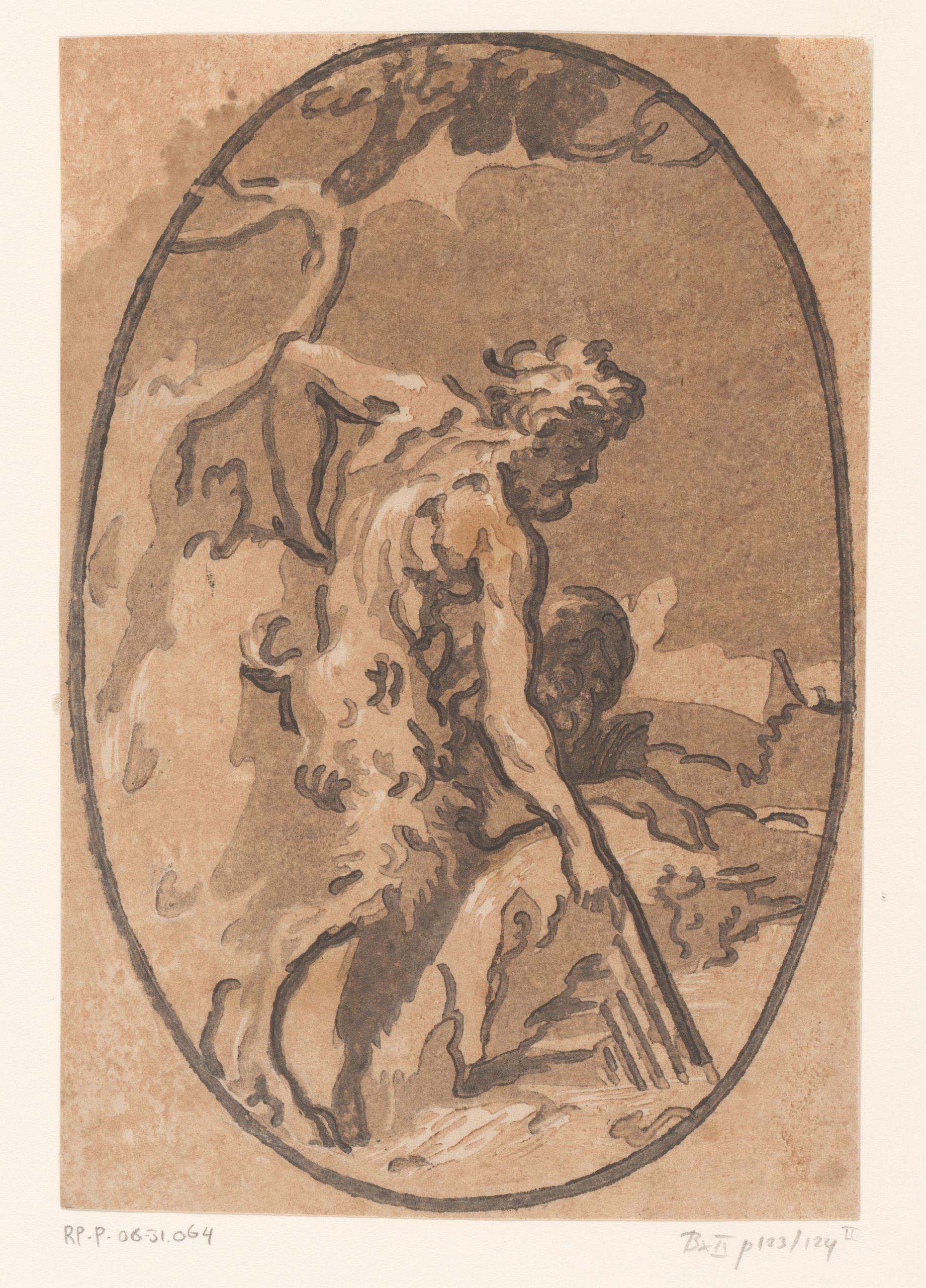 Marsyas die Minerva's panfluit vindt