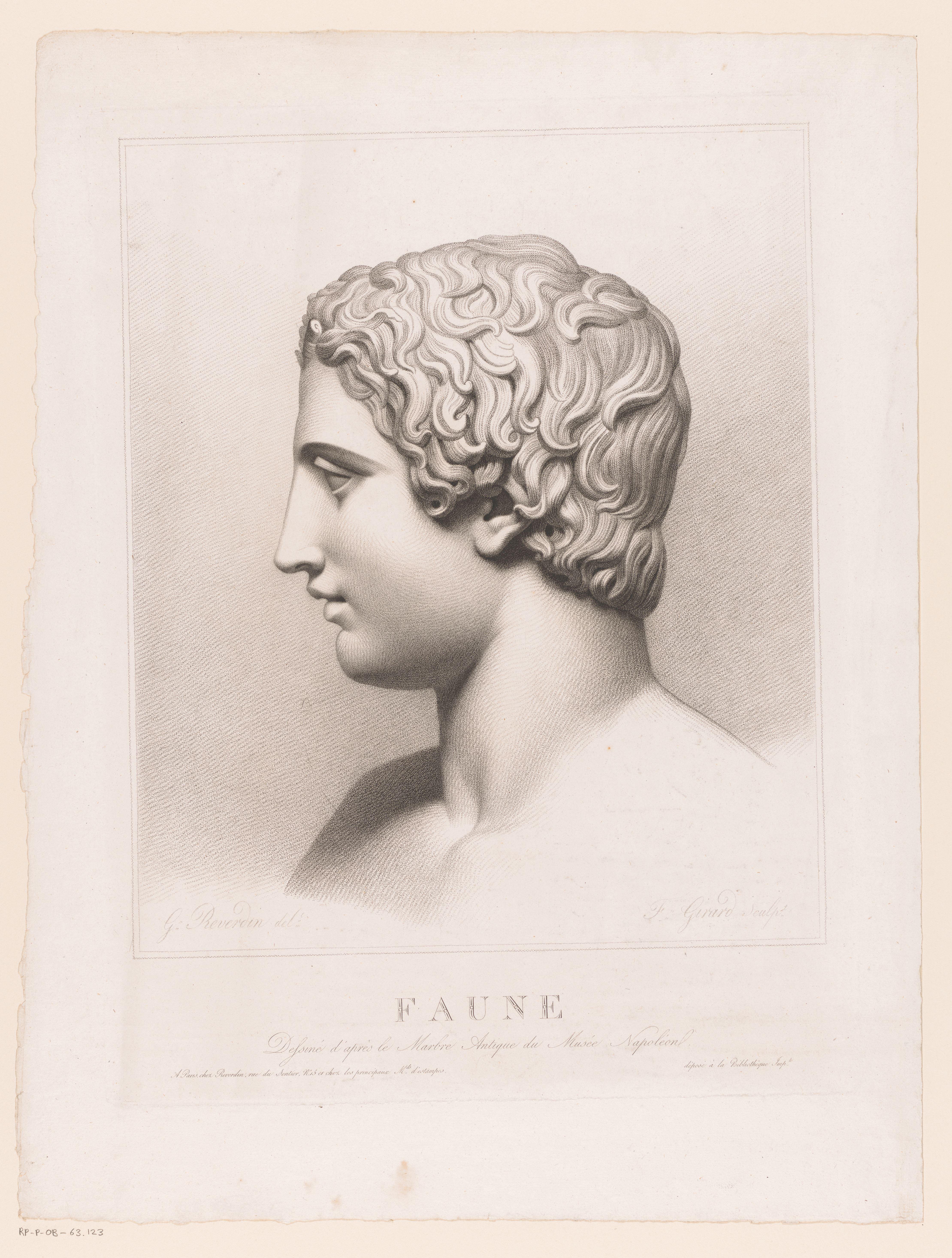 Hoofd van een faun