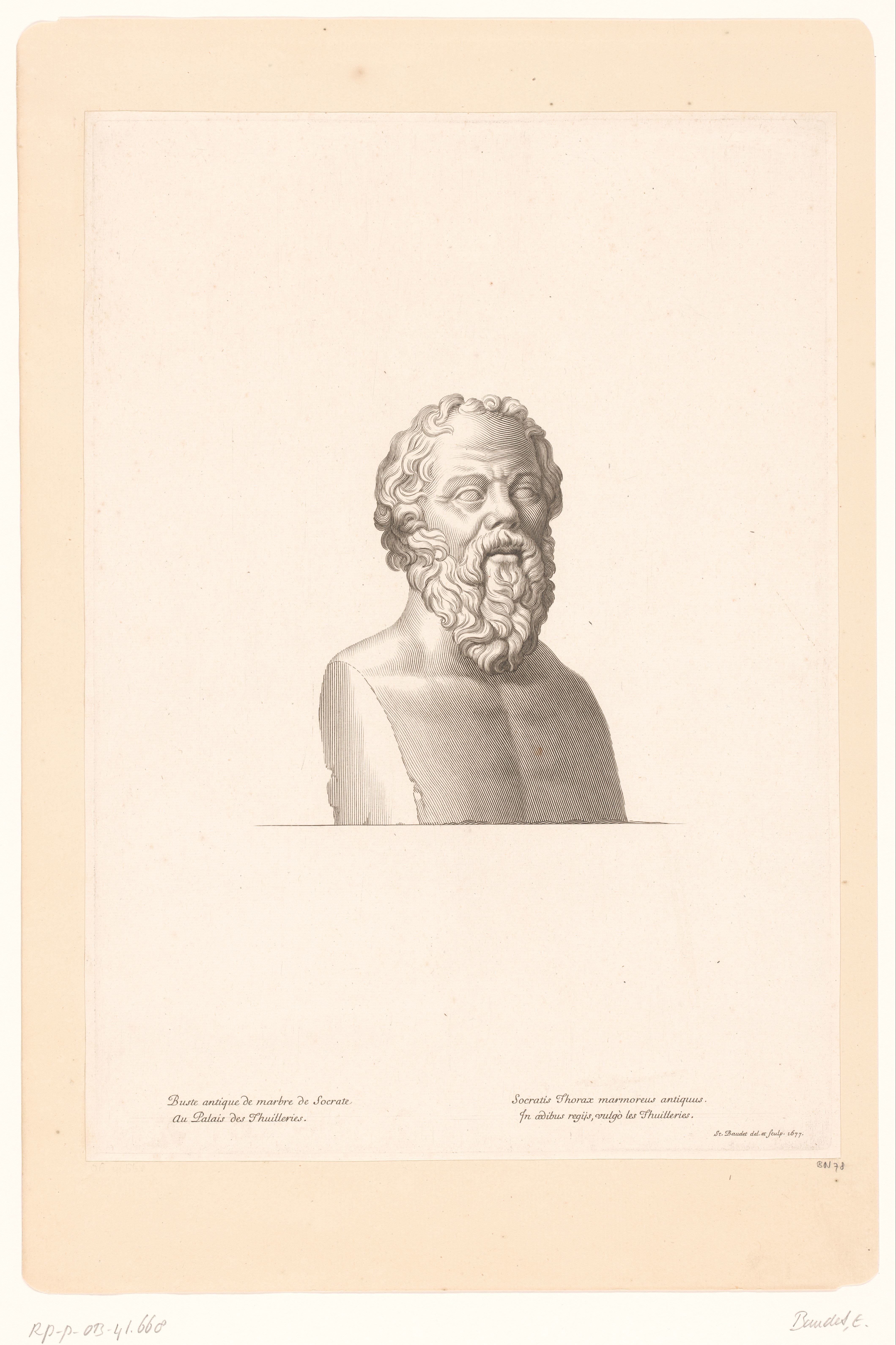 Antieke buste van Socrates