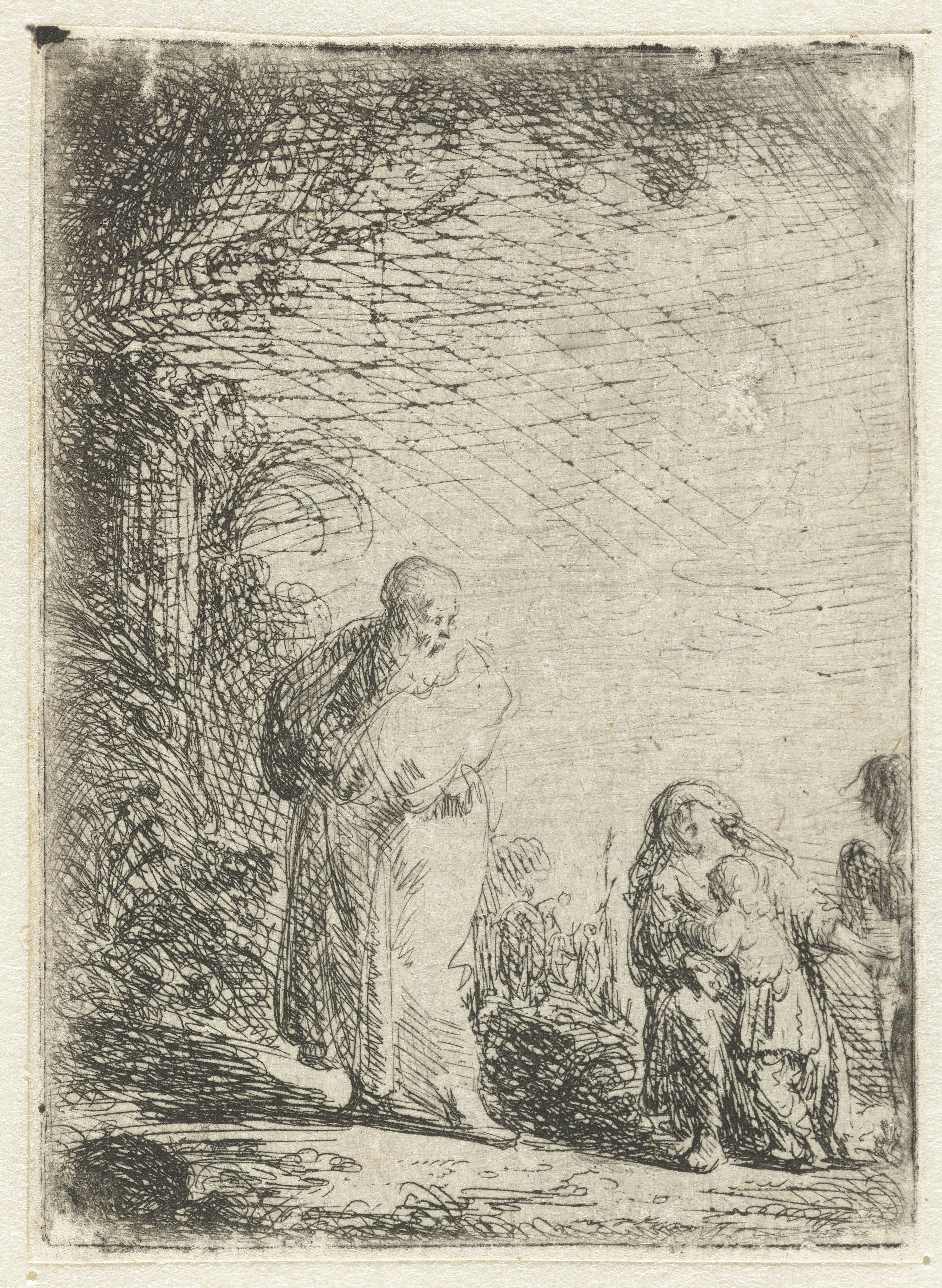 Abraham verdrijft Hagar en Ismaël