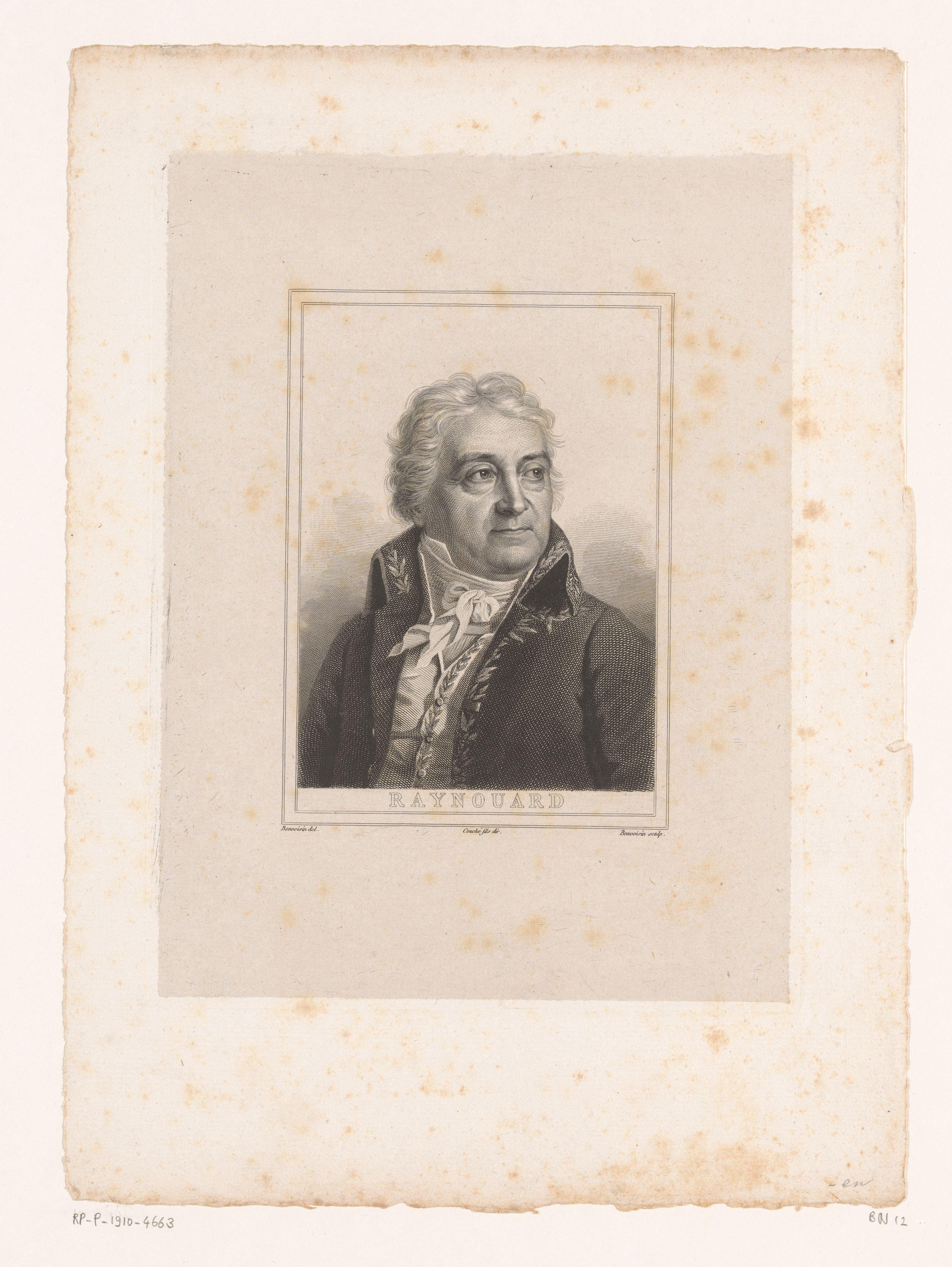 Portret van François Just Marie Raynouard