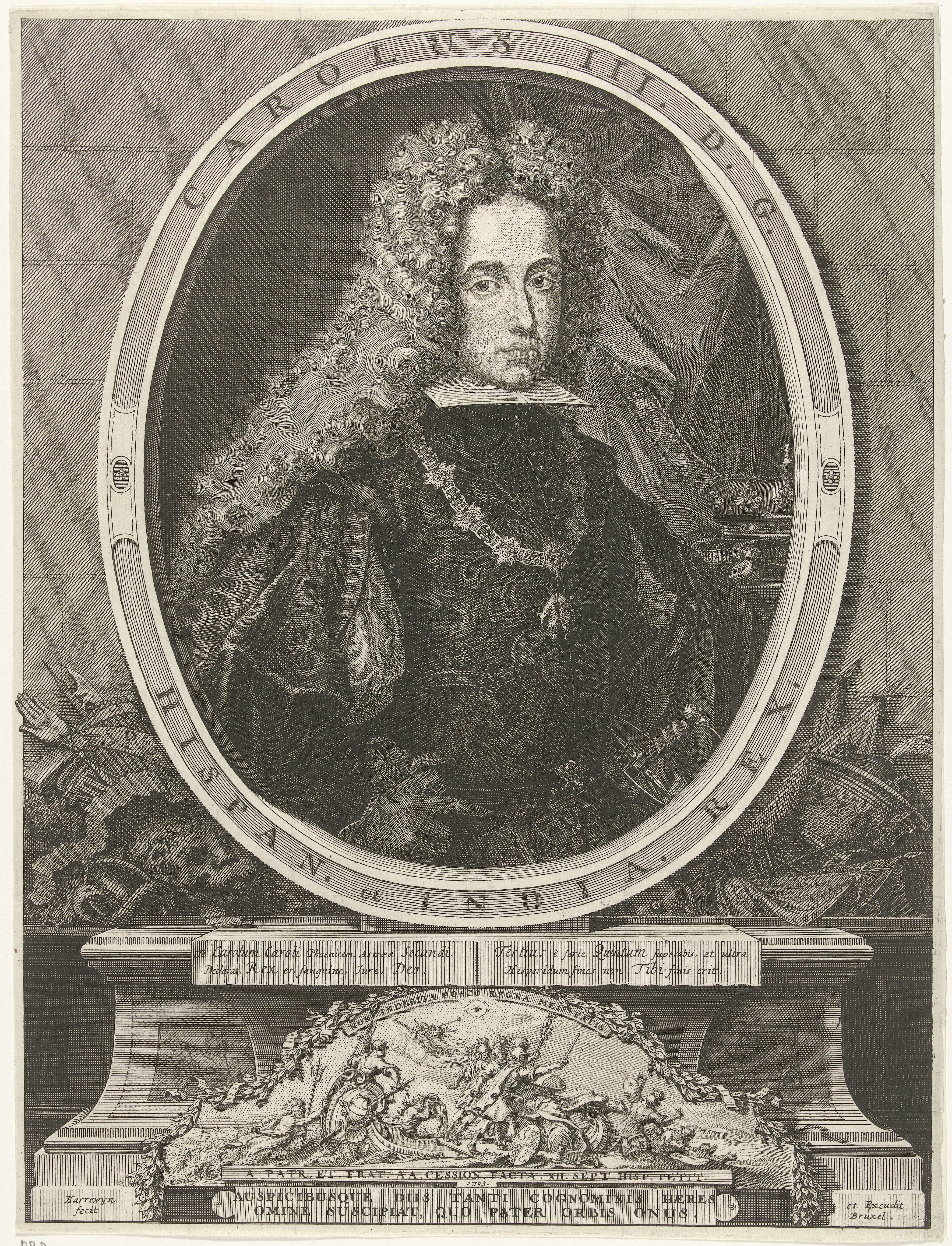 Portret van keizer Karel VI