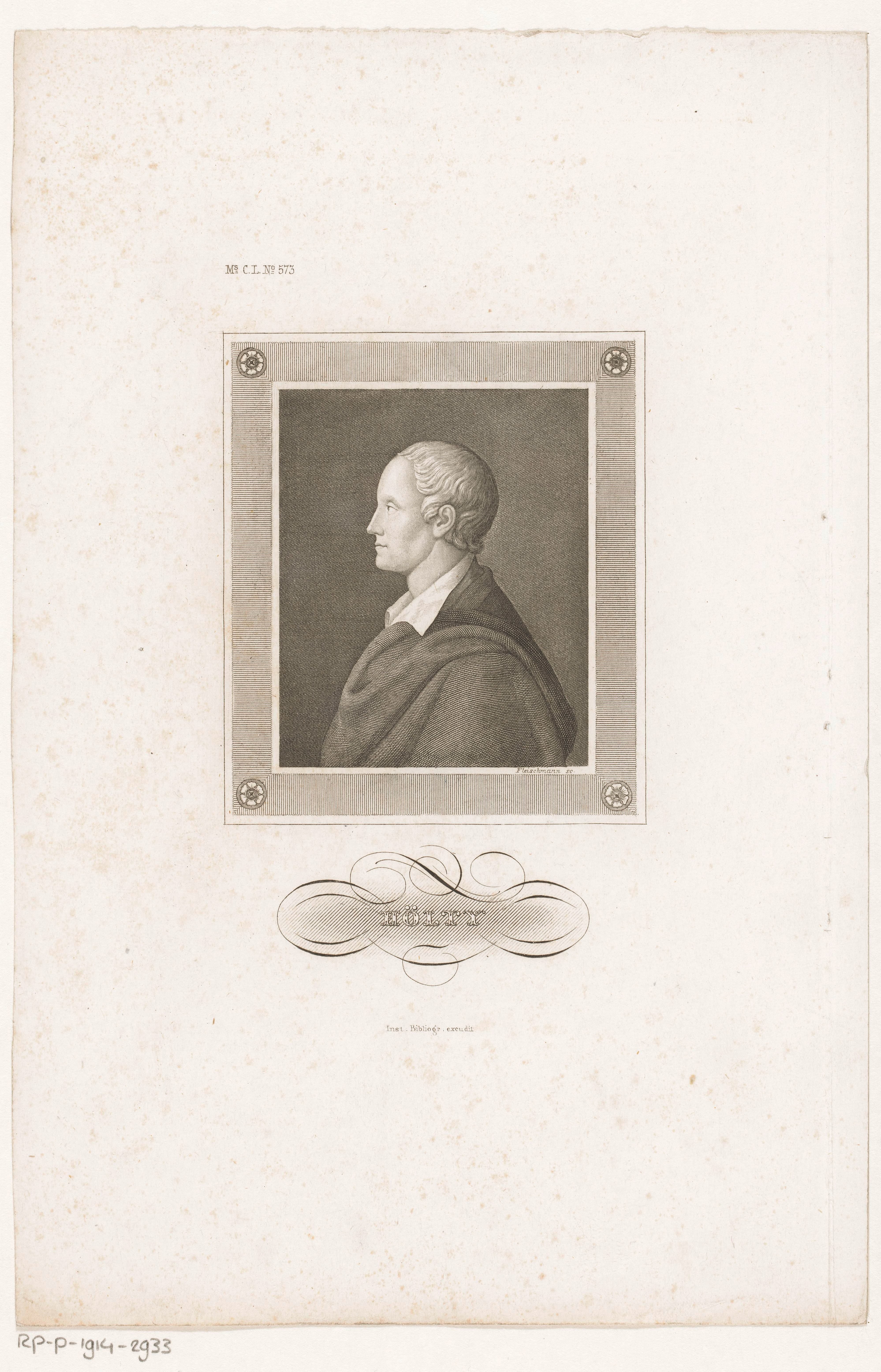 Portret van Ludwig Hölty