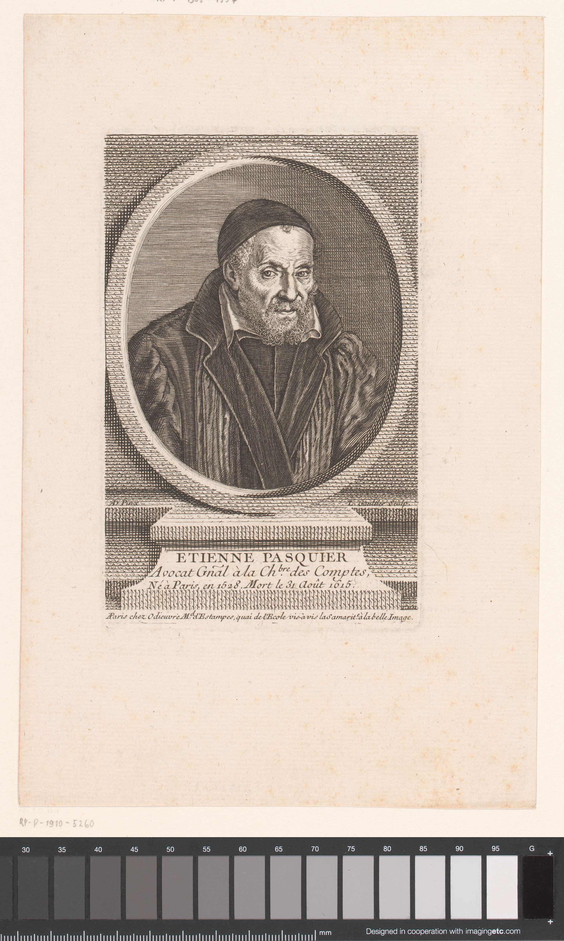 Portret van Étienne Pasquier
