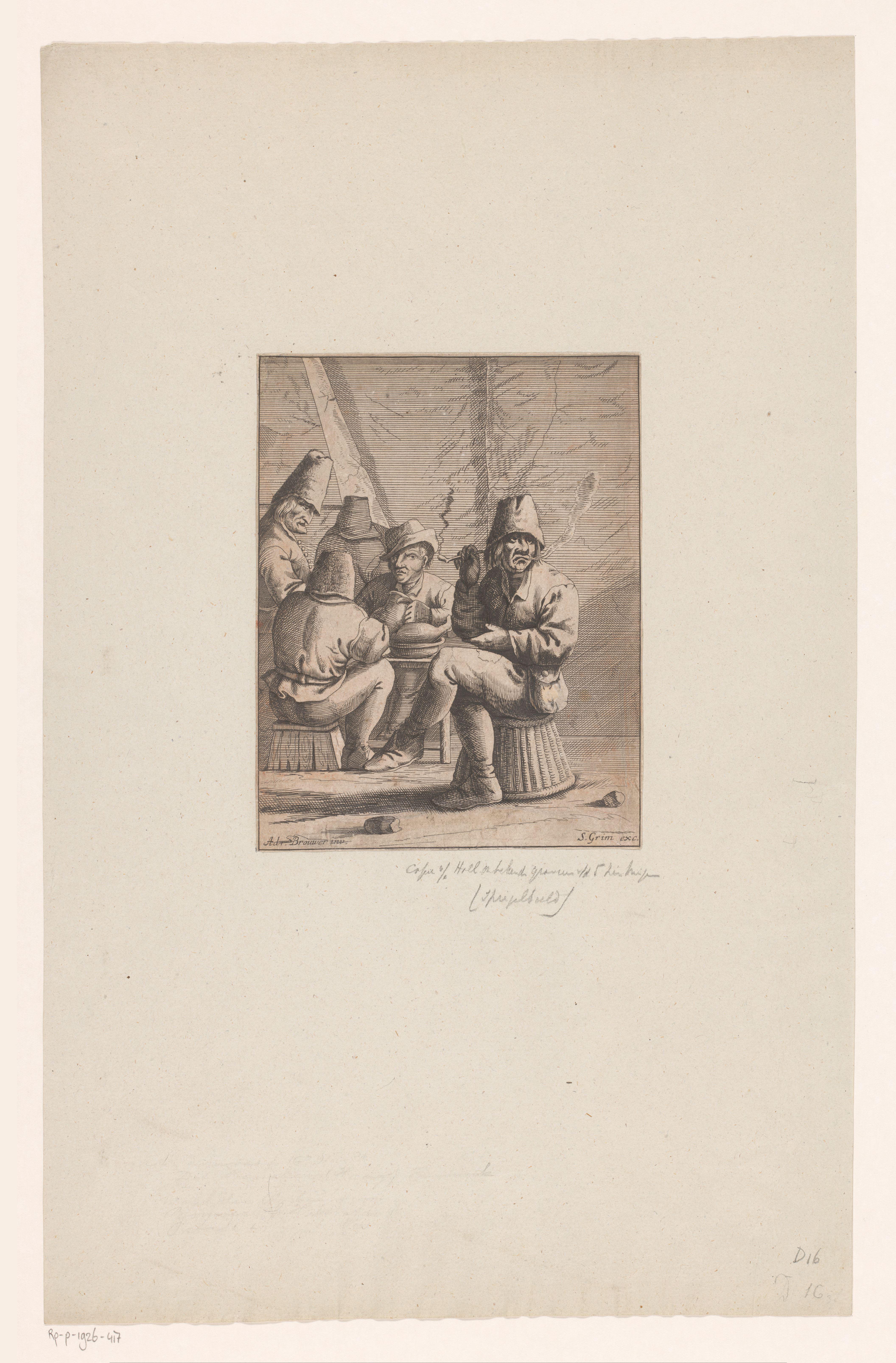 Vier boeren