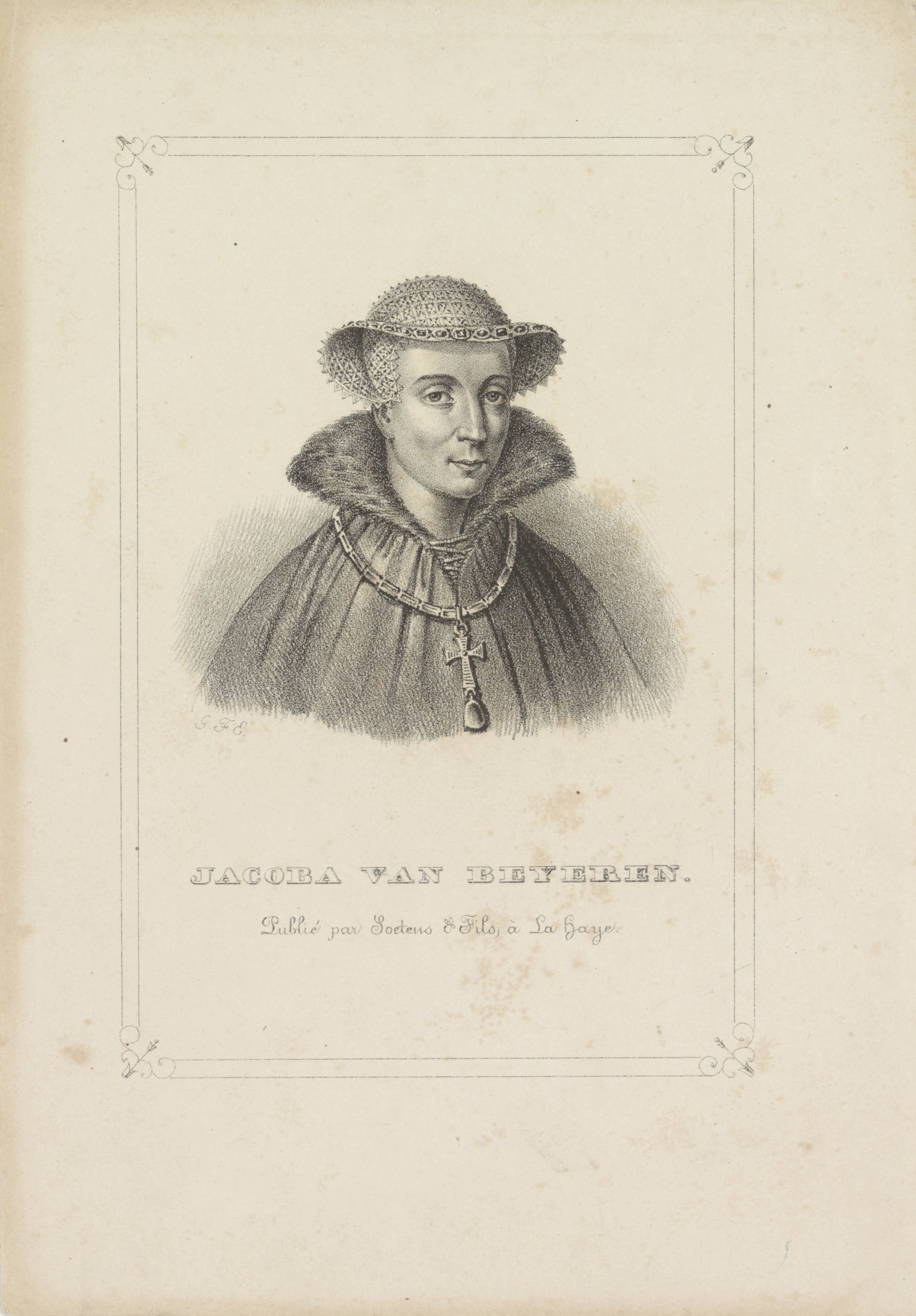 Portret van Jacoba van Beieren