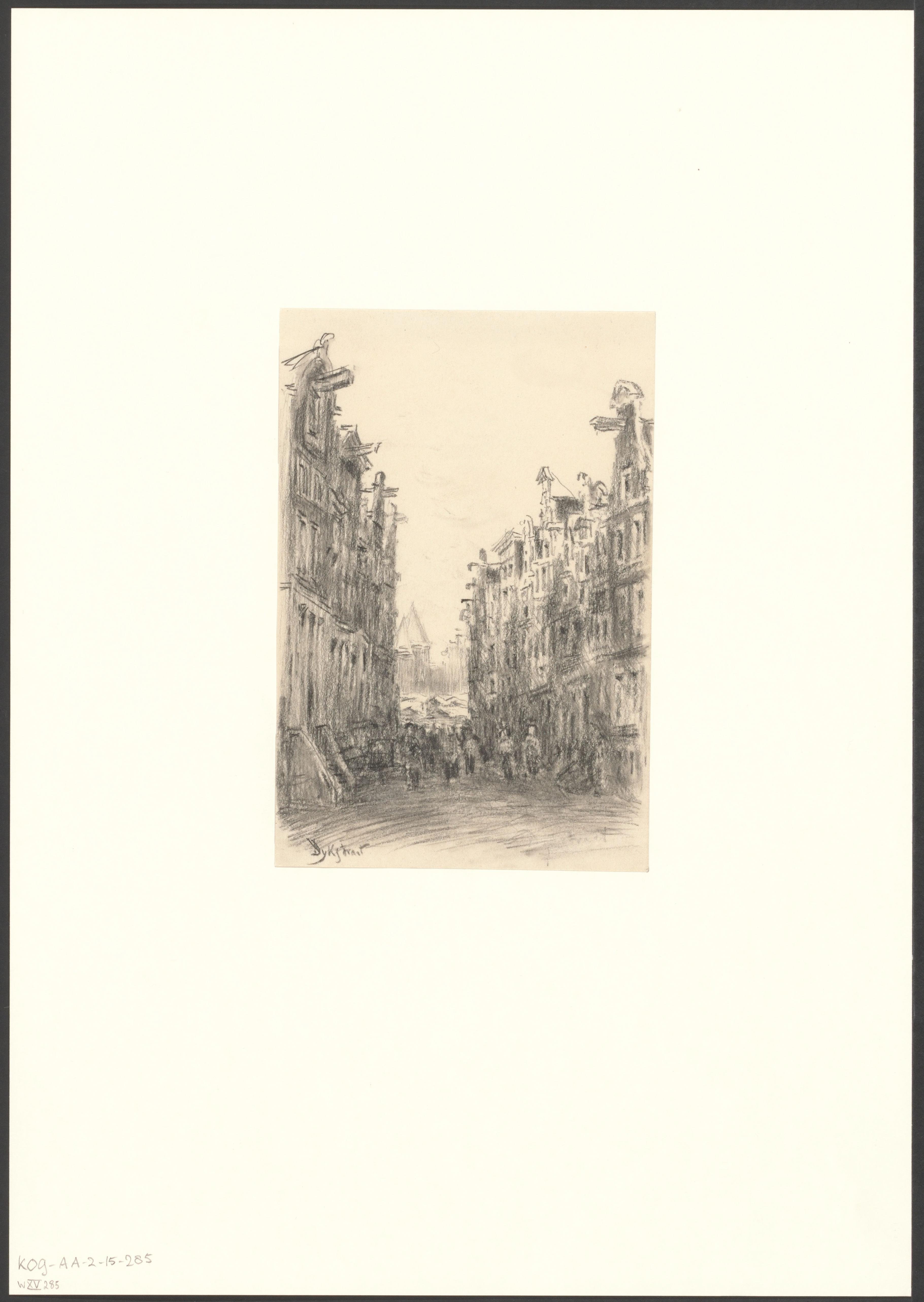 Gezicht op de Dijkstraat