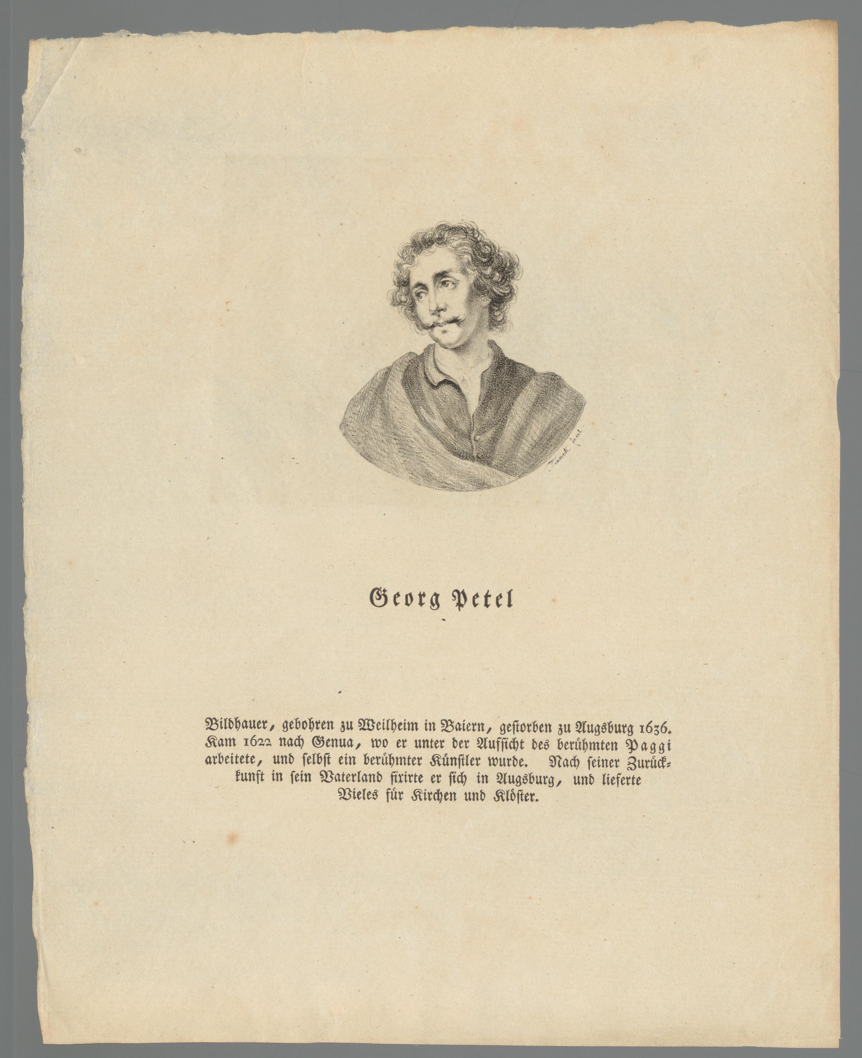 Portret van Georg Petel