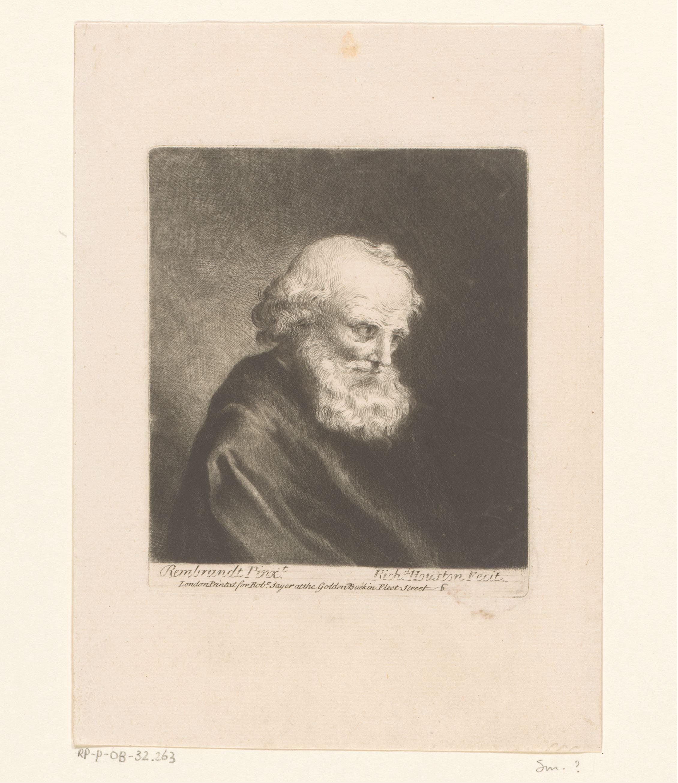 Oude man met een baard