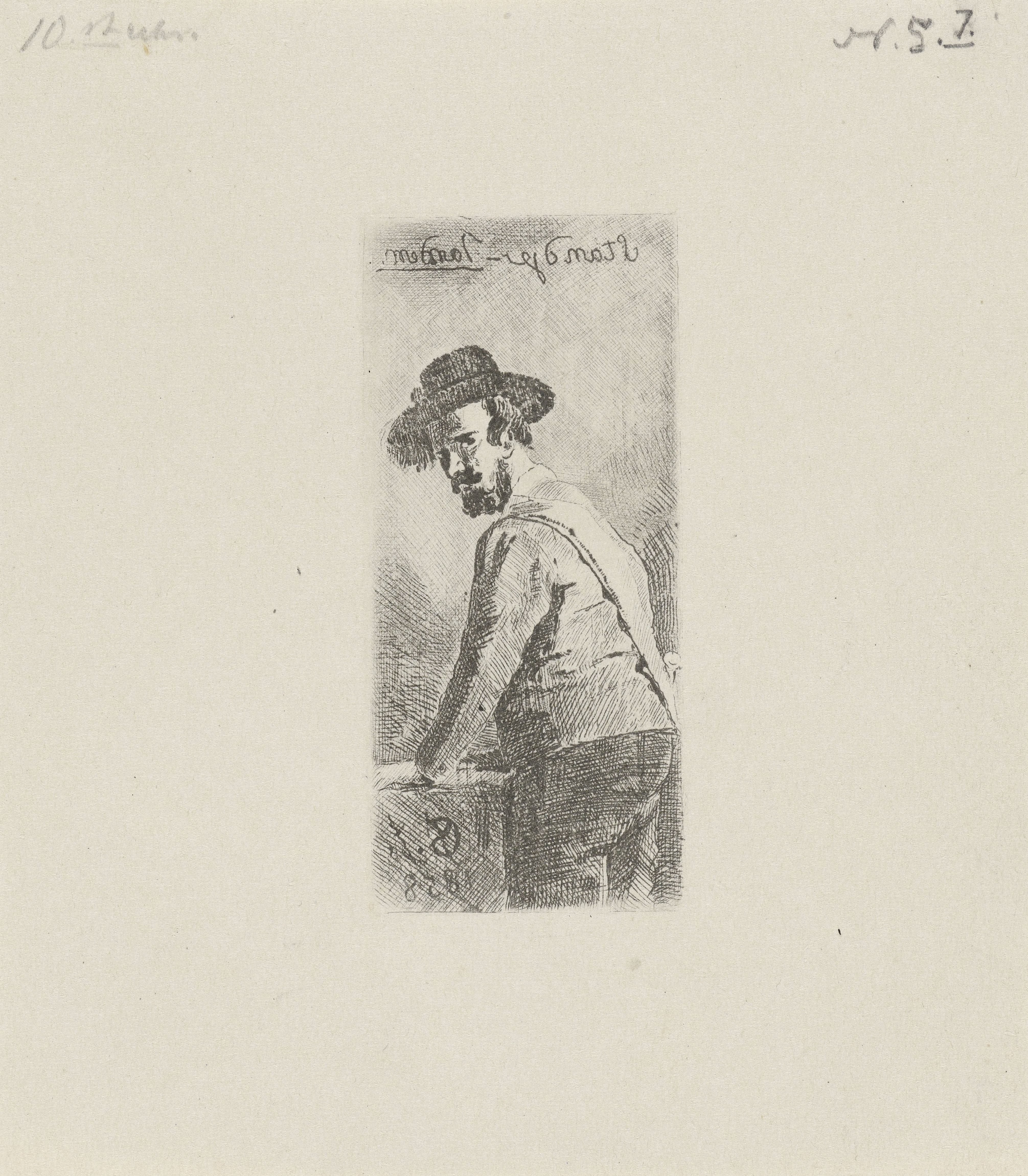 Figuurstudie van een man