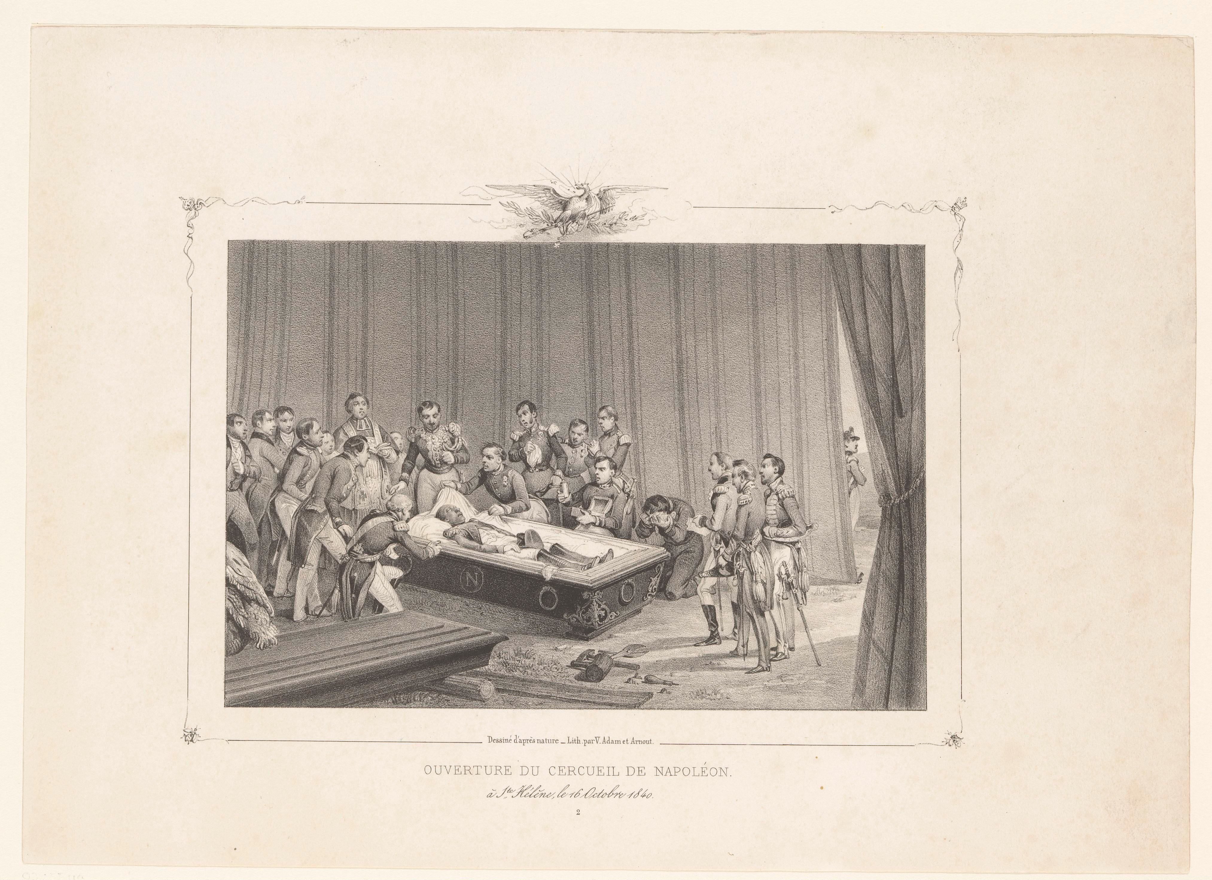 Doodskist van Napoleon wordt geopend op Sint-Helena