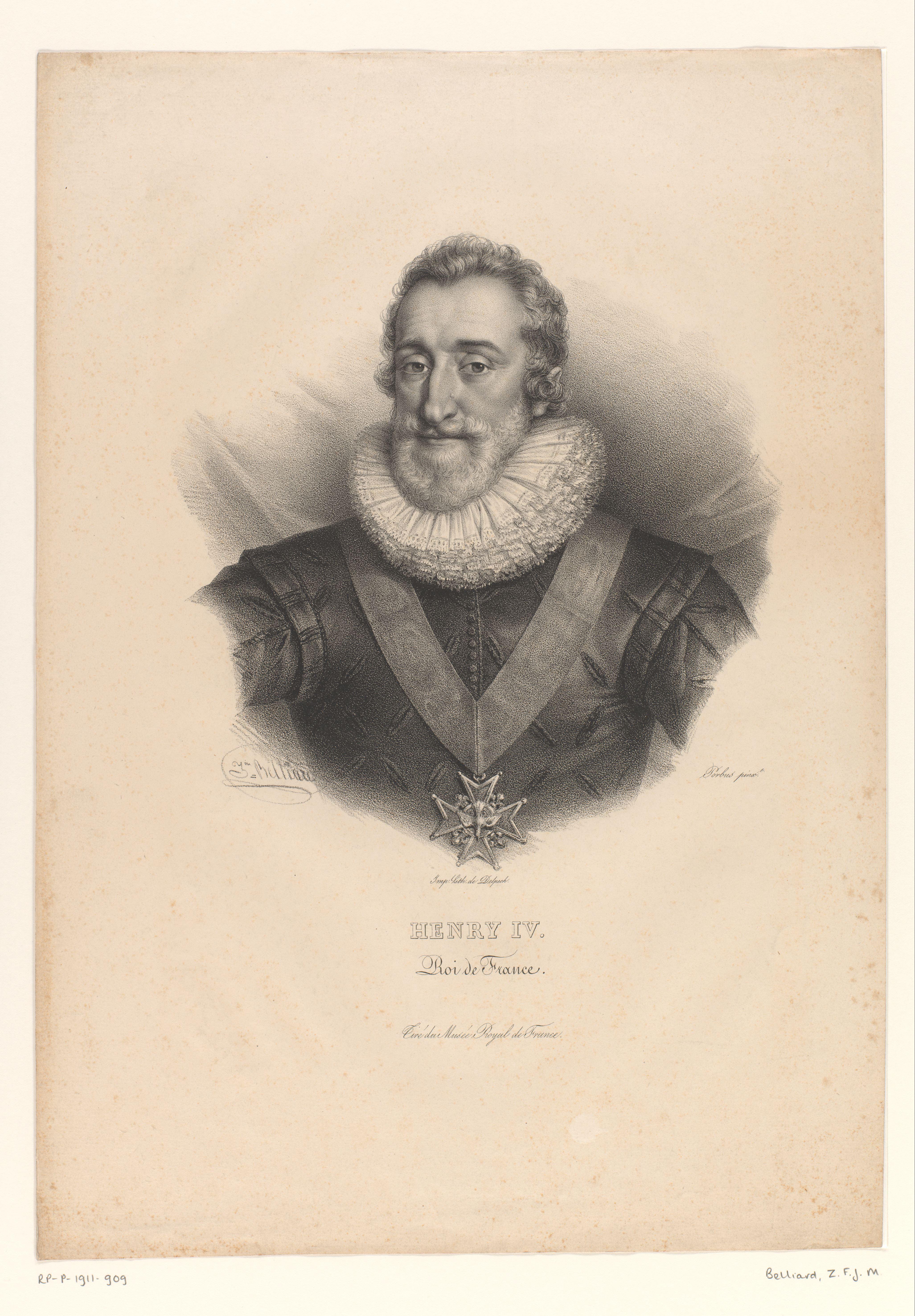 Portret van Hendrik IV van Frankrijk