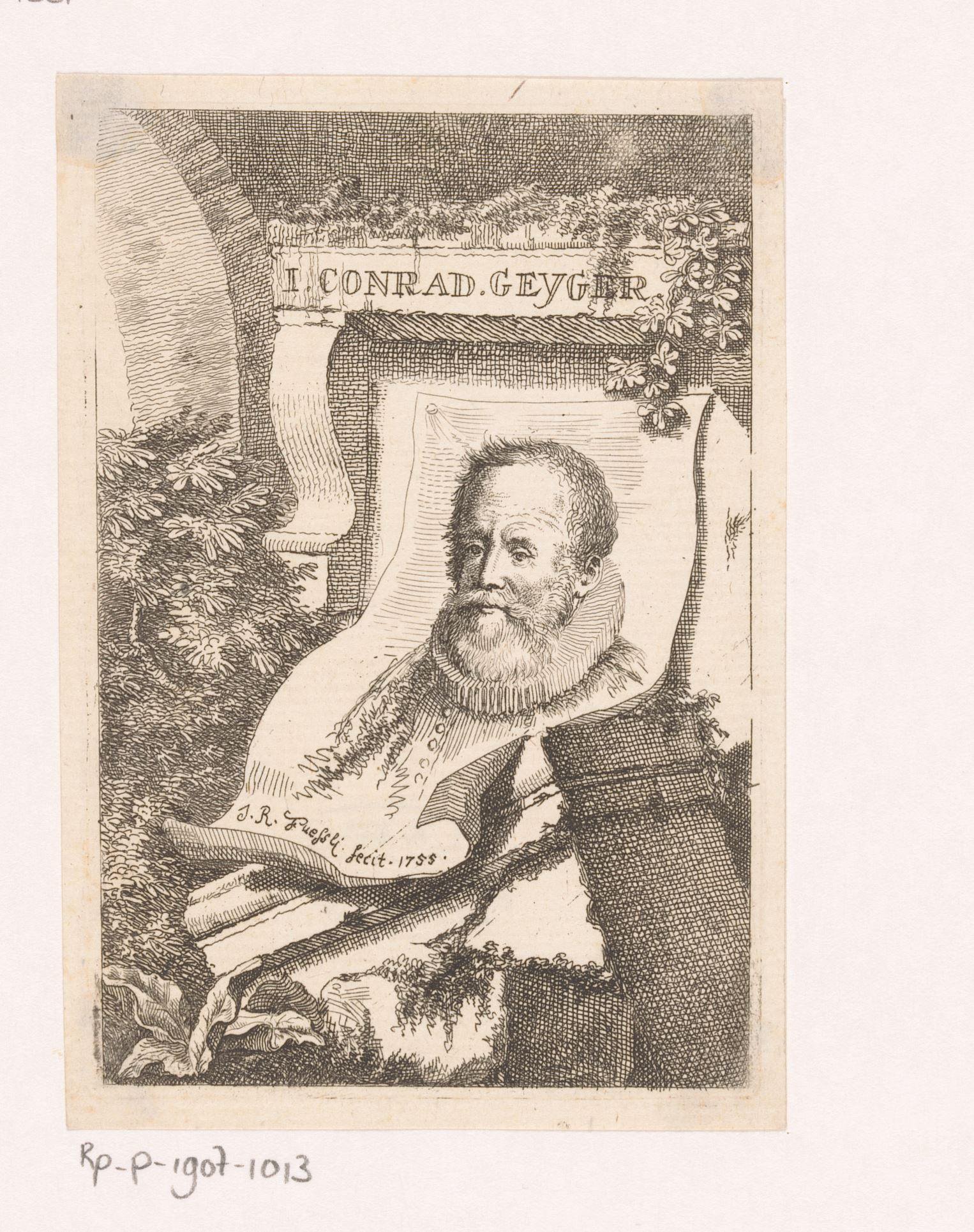 Portret van Hans Konrad Gyger