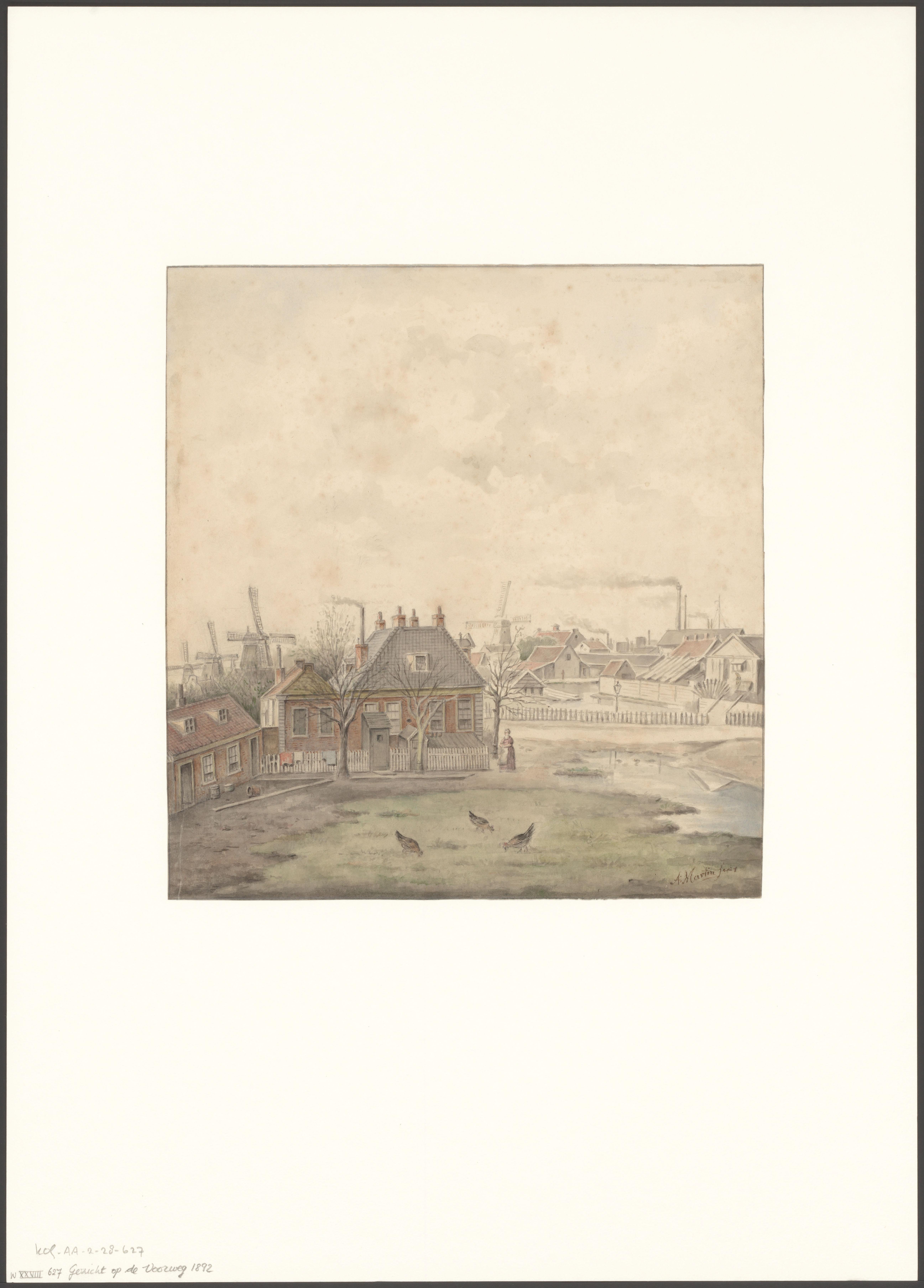 Gezicht op de Voorweg