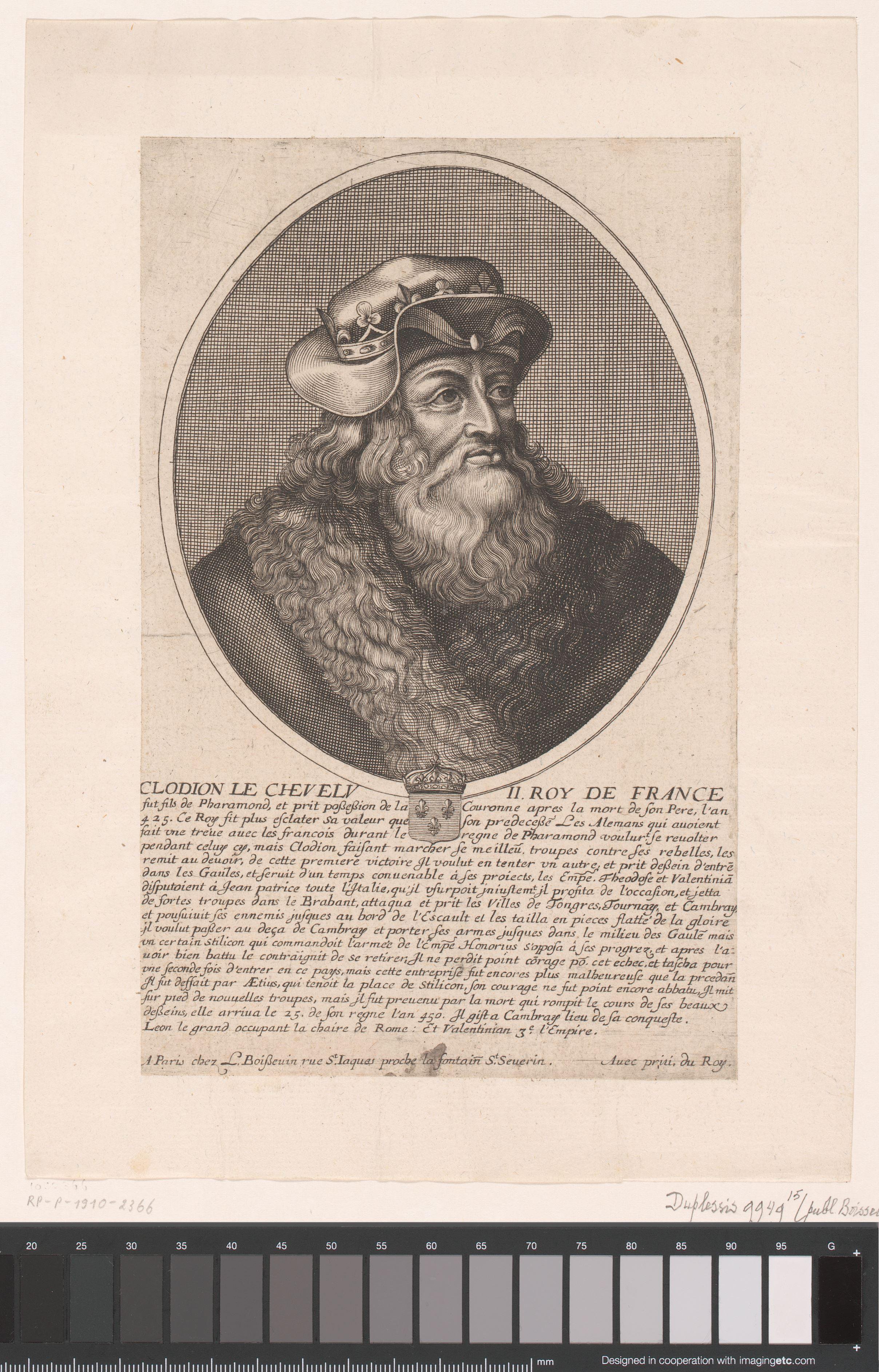 Portret van Chlodio