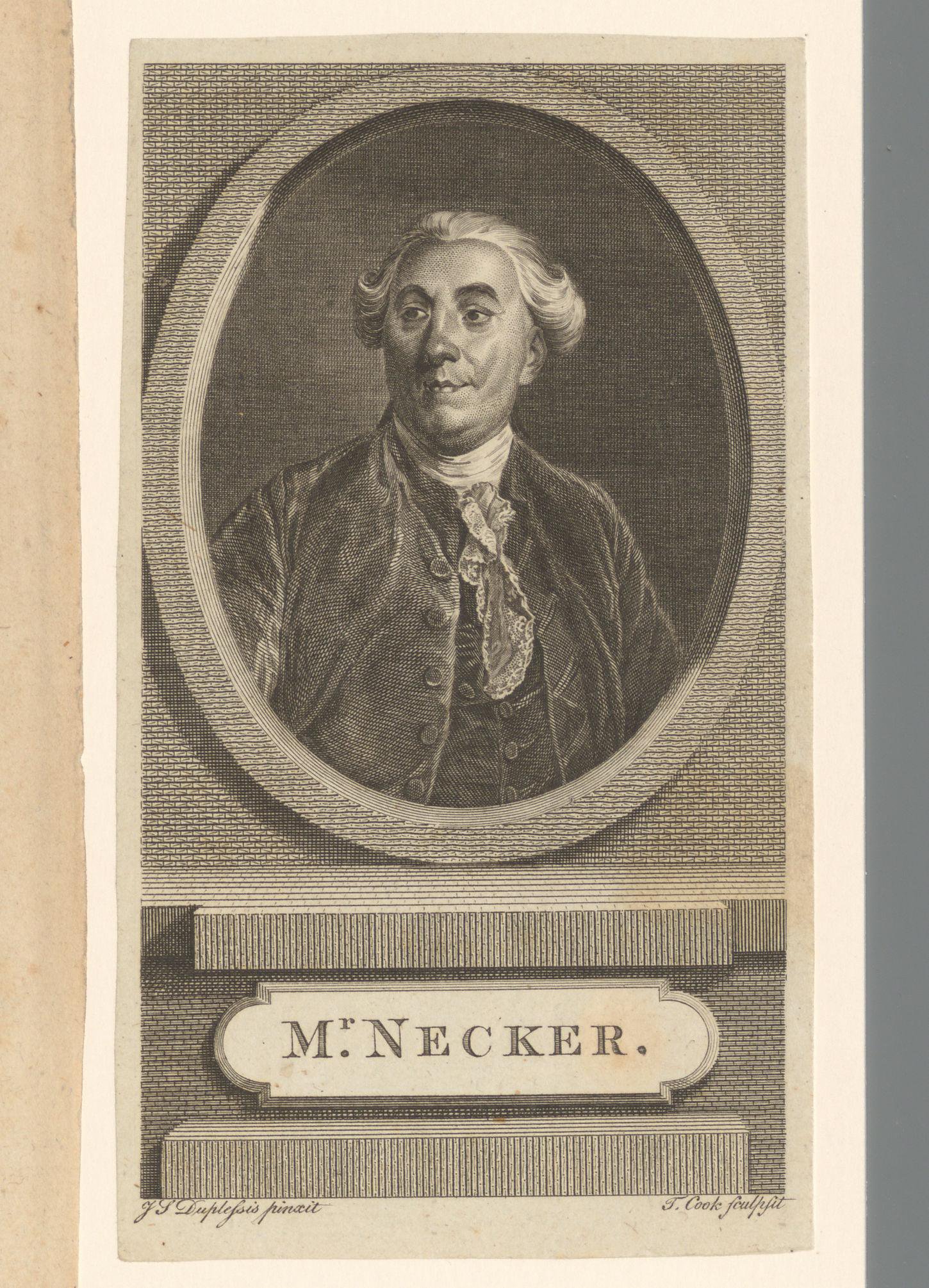 Portret van Jacques Necker