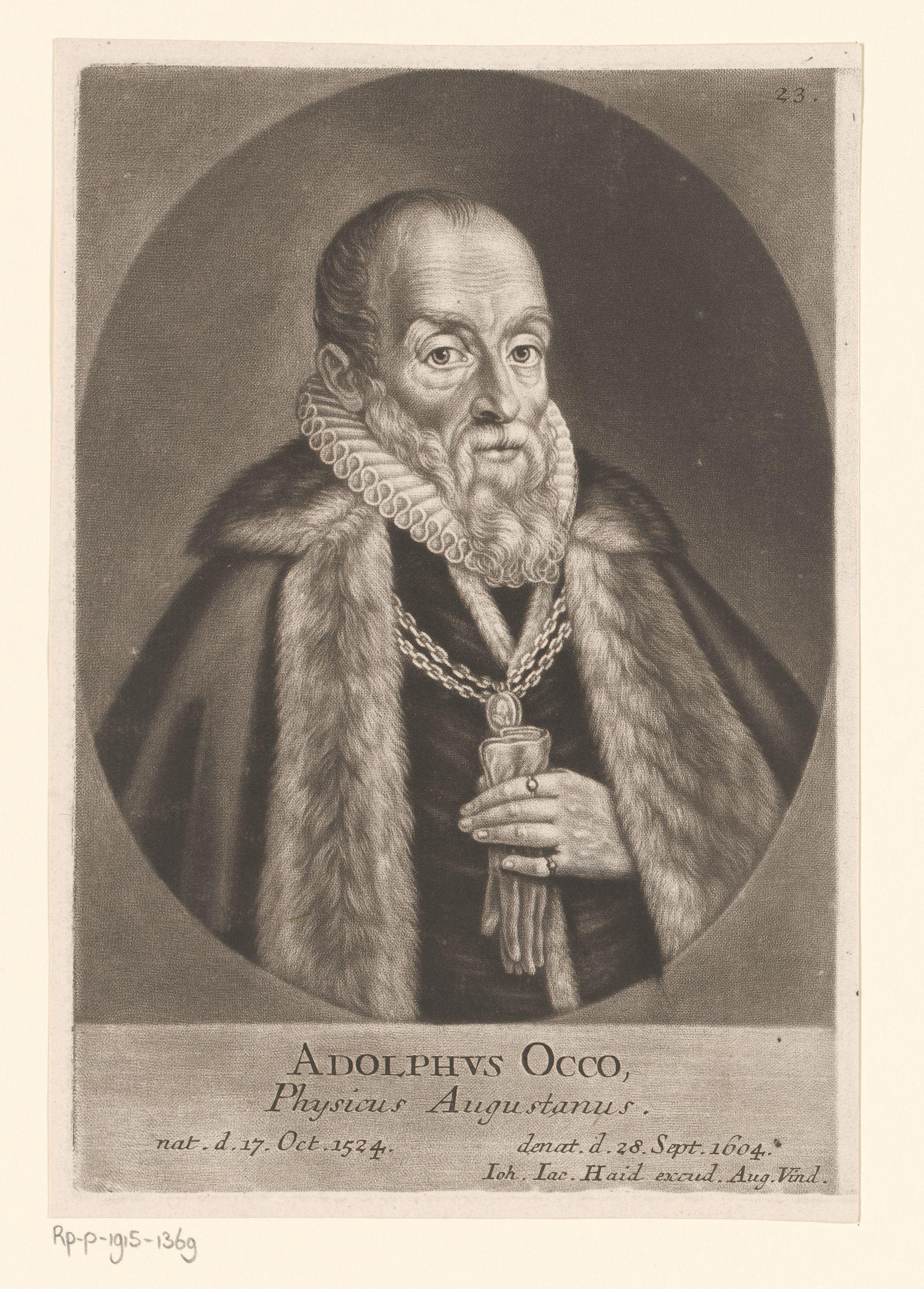 Portret van Adolf Occo