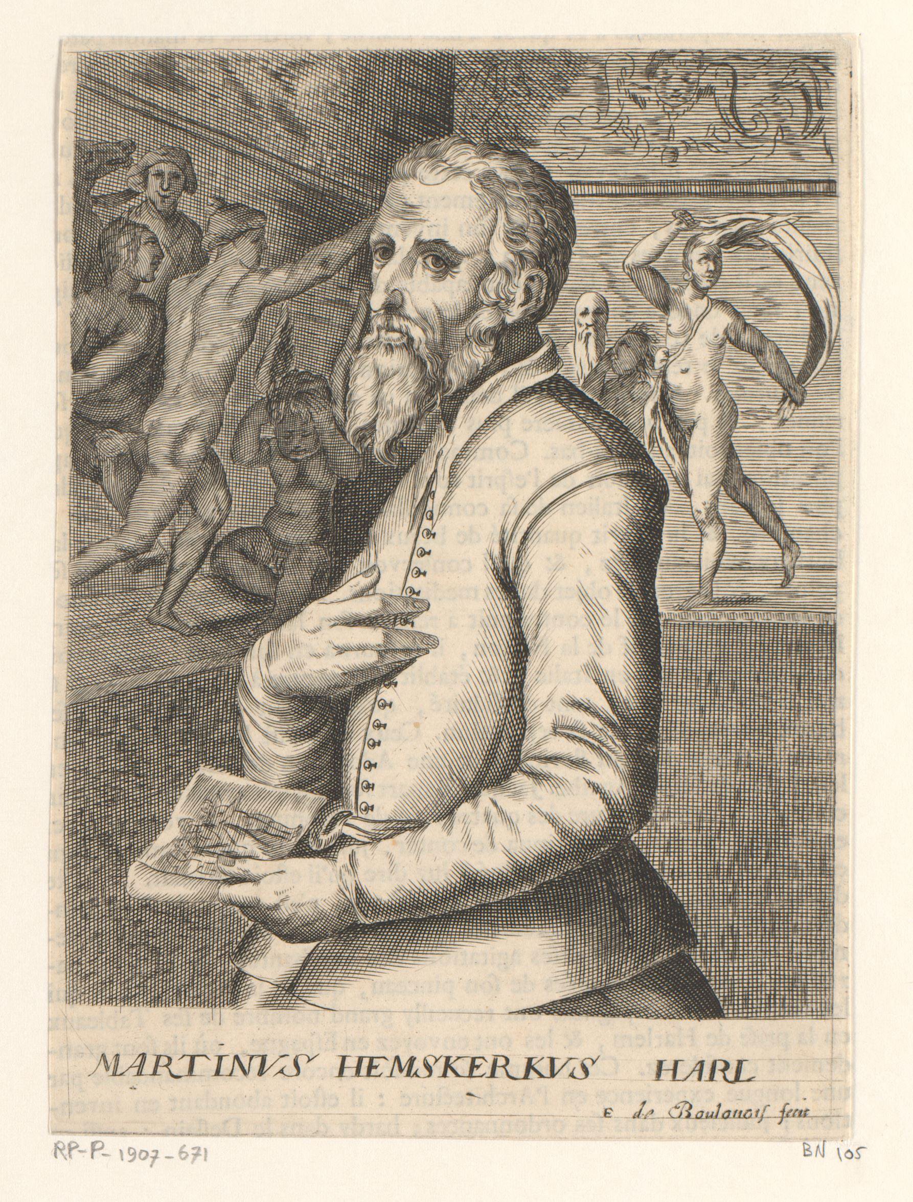 Portret van Maarten van Heemskerck